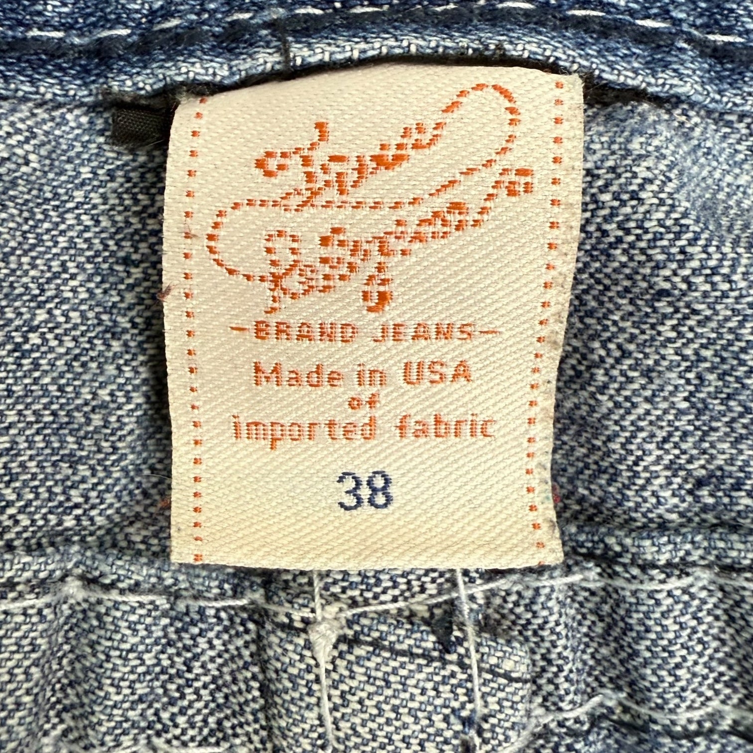 Vintage True Religion Straight Leg Denim Pants Dark Wash