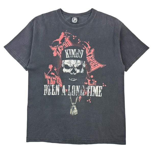 Vintage Tapout Kimbo Slice T-Shirt Faded Black