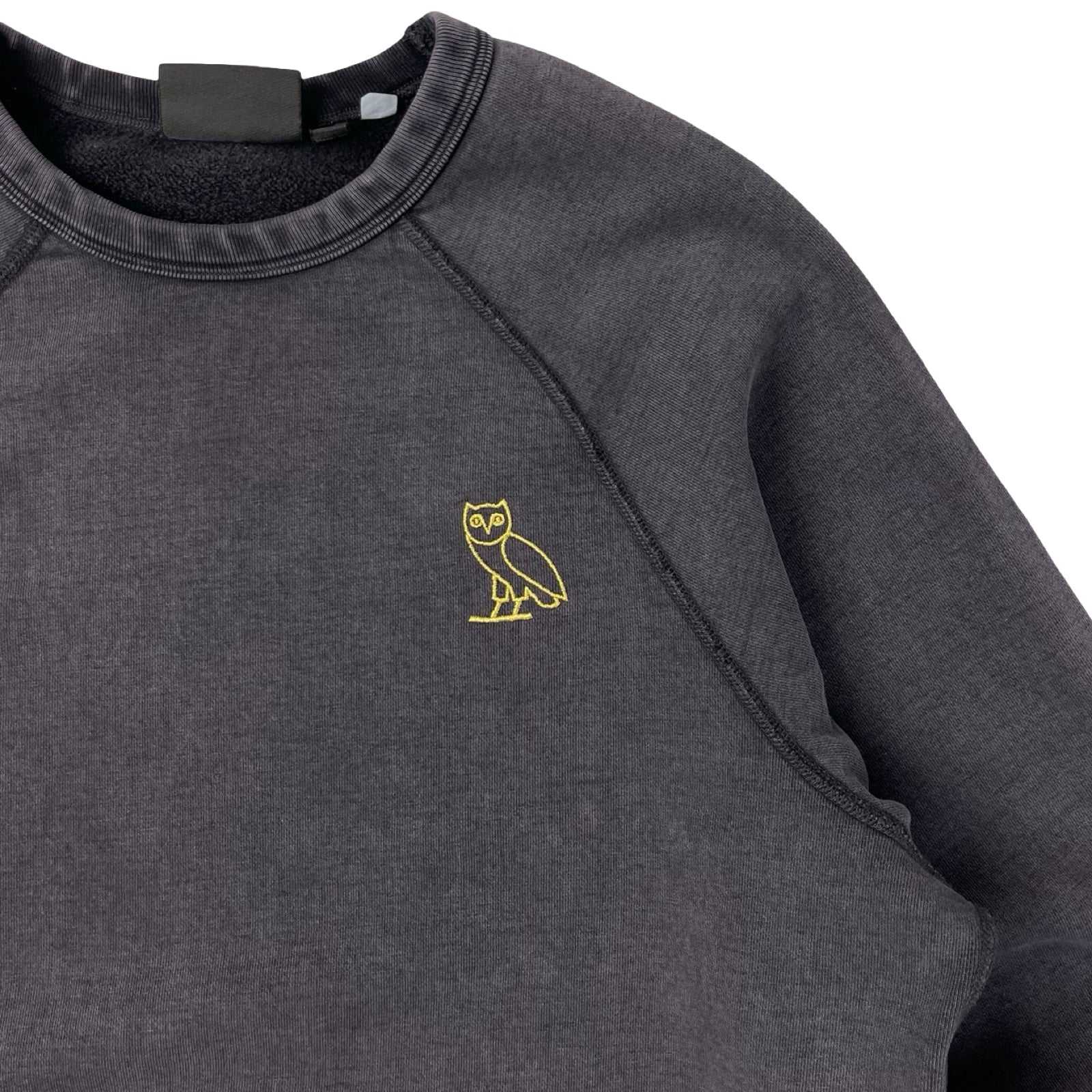 OVO Owl Crew Washed Black