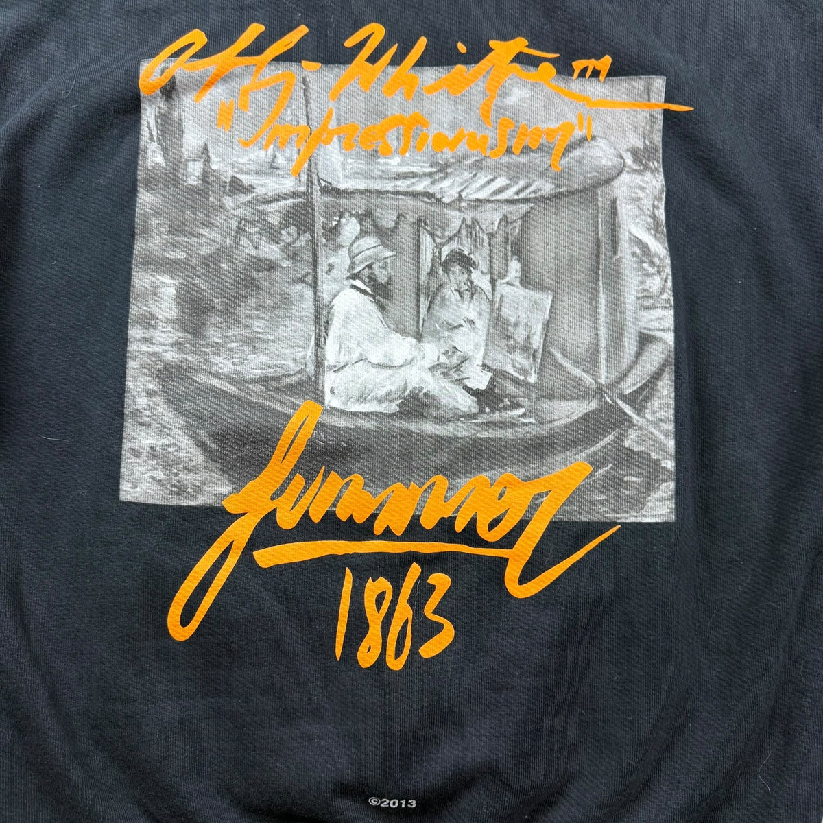 Off-White Impressionism Hoodie Black