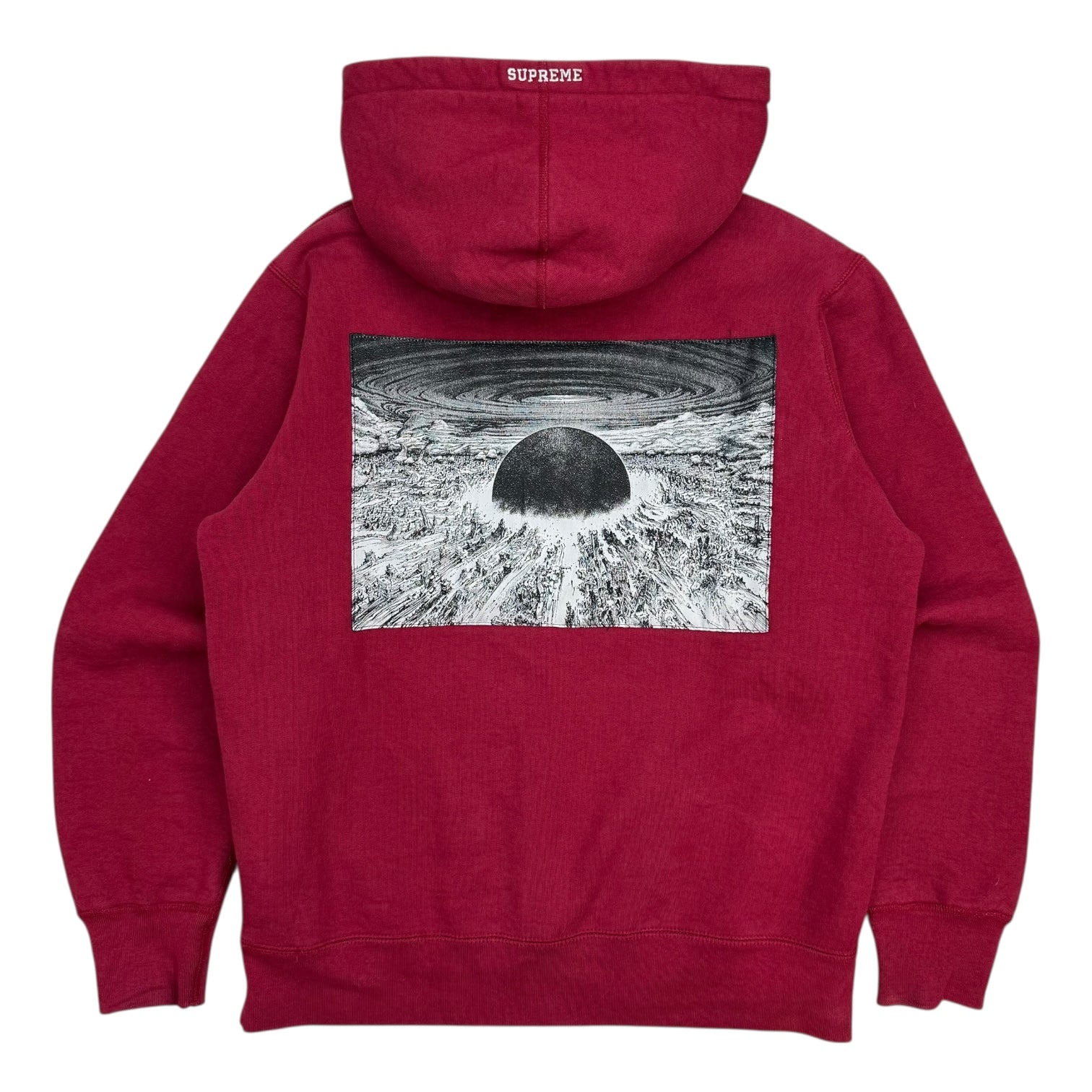 Supreme x Akira Patches Hoodie Burgundy