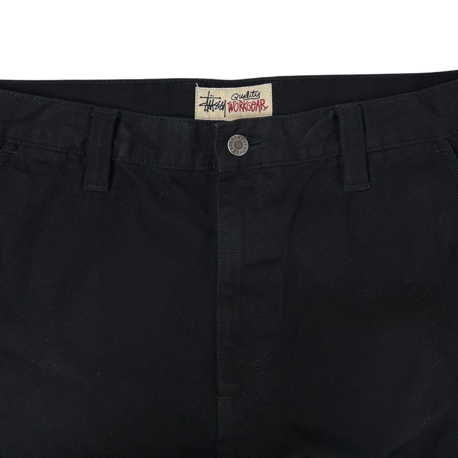 Stussy Canvas Work Pants Black
