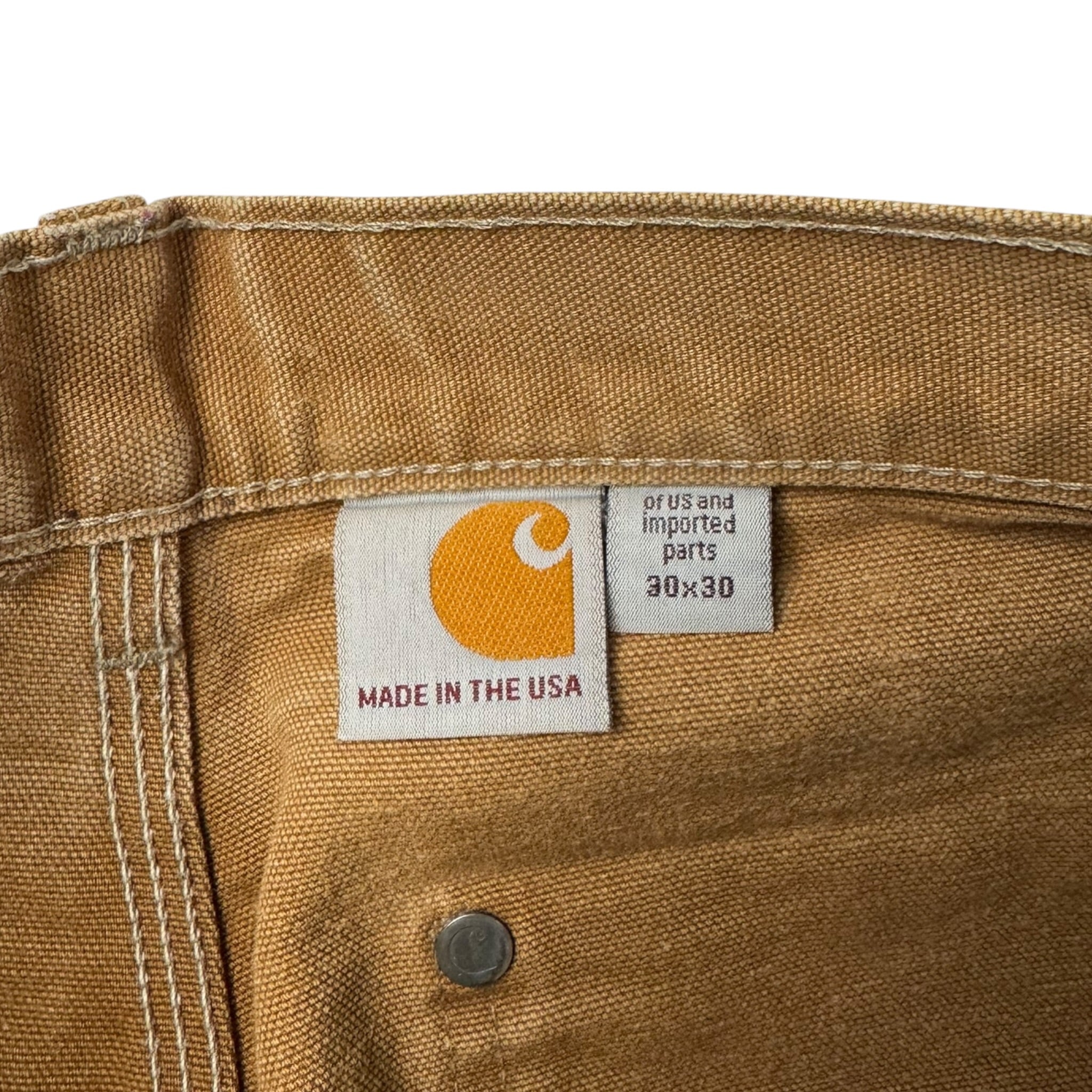 Vintage Carhartt Double Knee Bottoms Tan