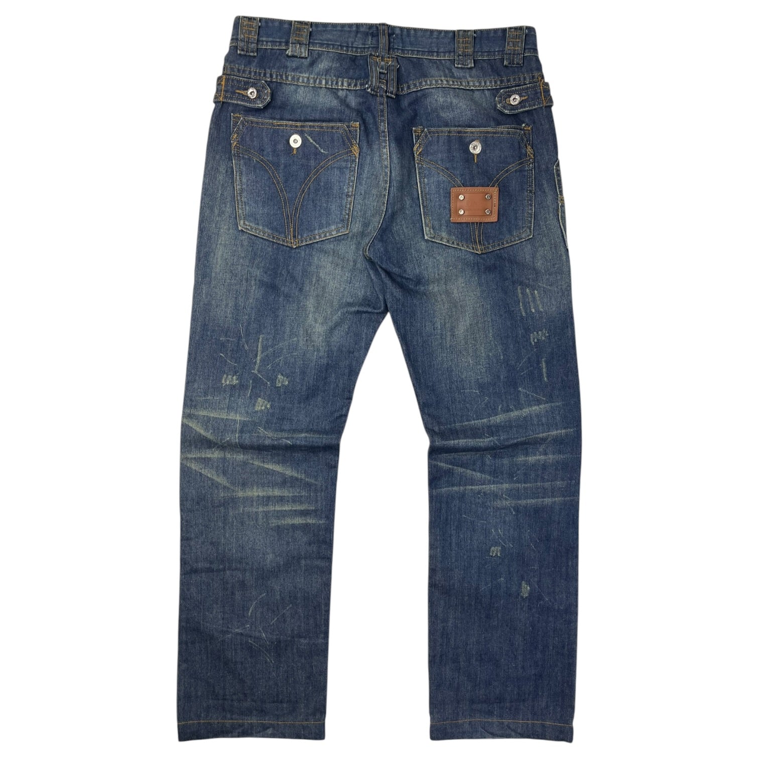 【美品】DOLCE & GABBANA デニム コーデュロイ切替ベスト YK2 美品 06春夏コレ 定価26万 DOLCE＆GABBANA ドルチェ＆ガッバーナ 木村