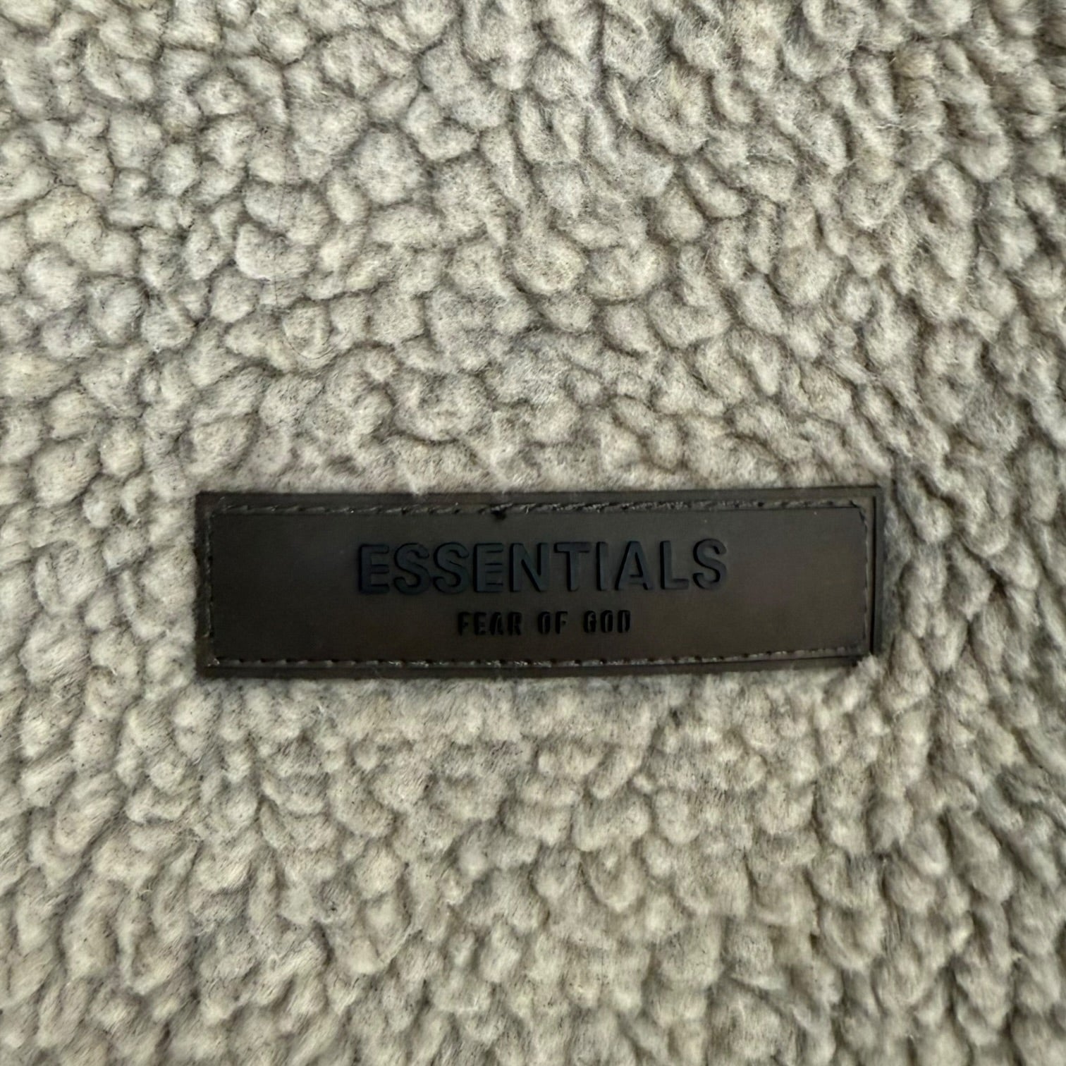 Fear Of God Essentials Polar Fleece Full Zip Jacket Iron