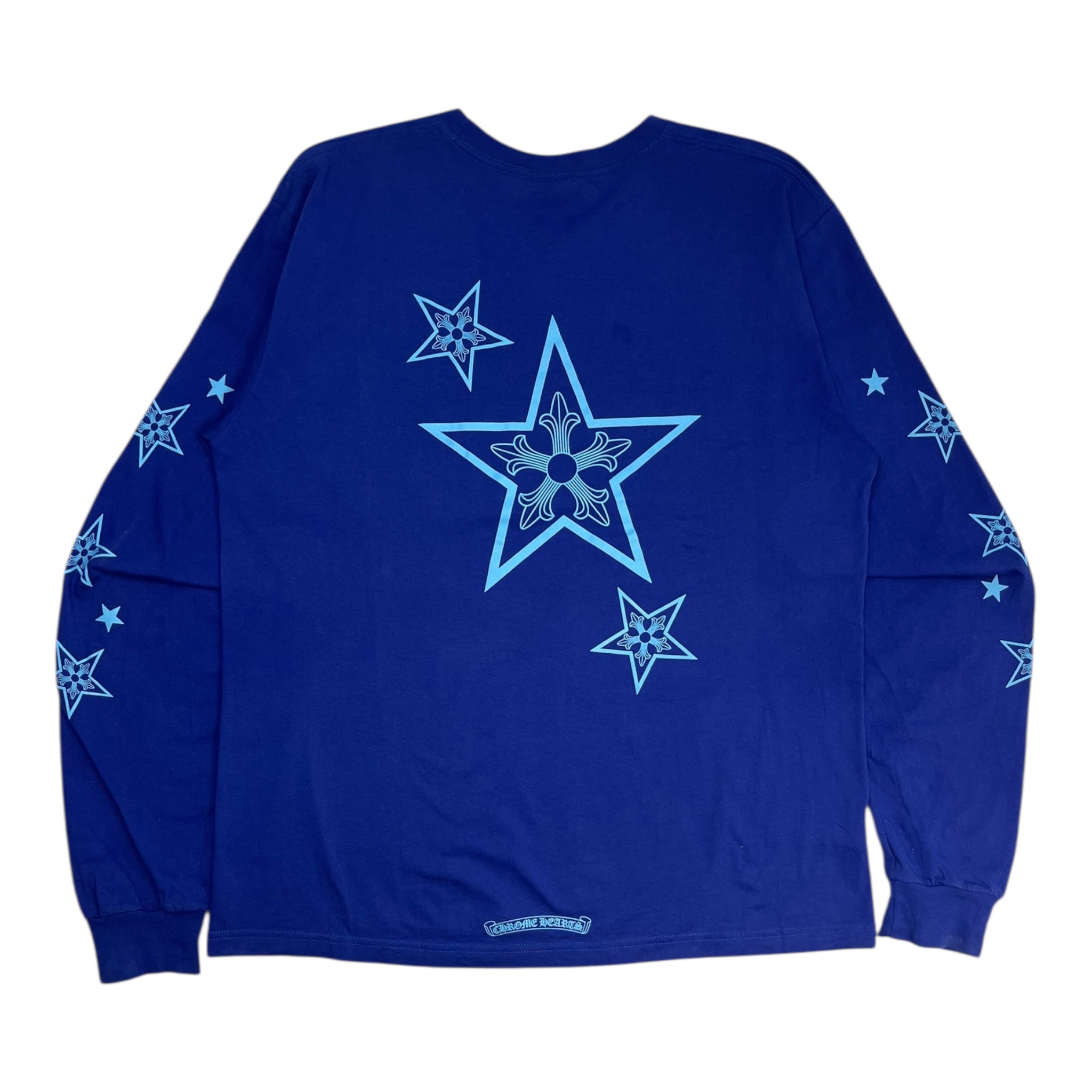 Chrome Hearts Star Longsleeve Shirt Blue