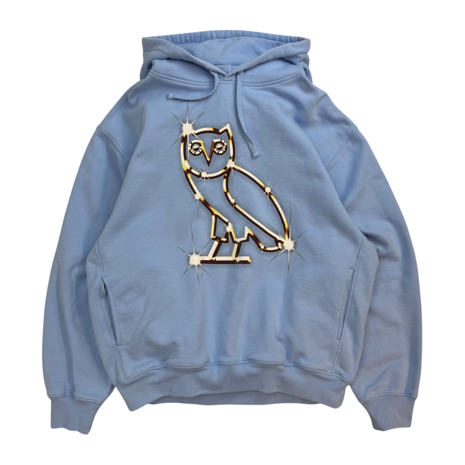 OVO Bling Hoodie Light Blue