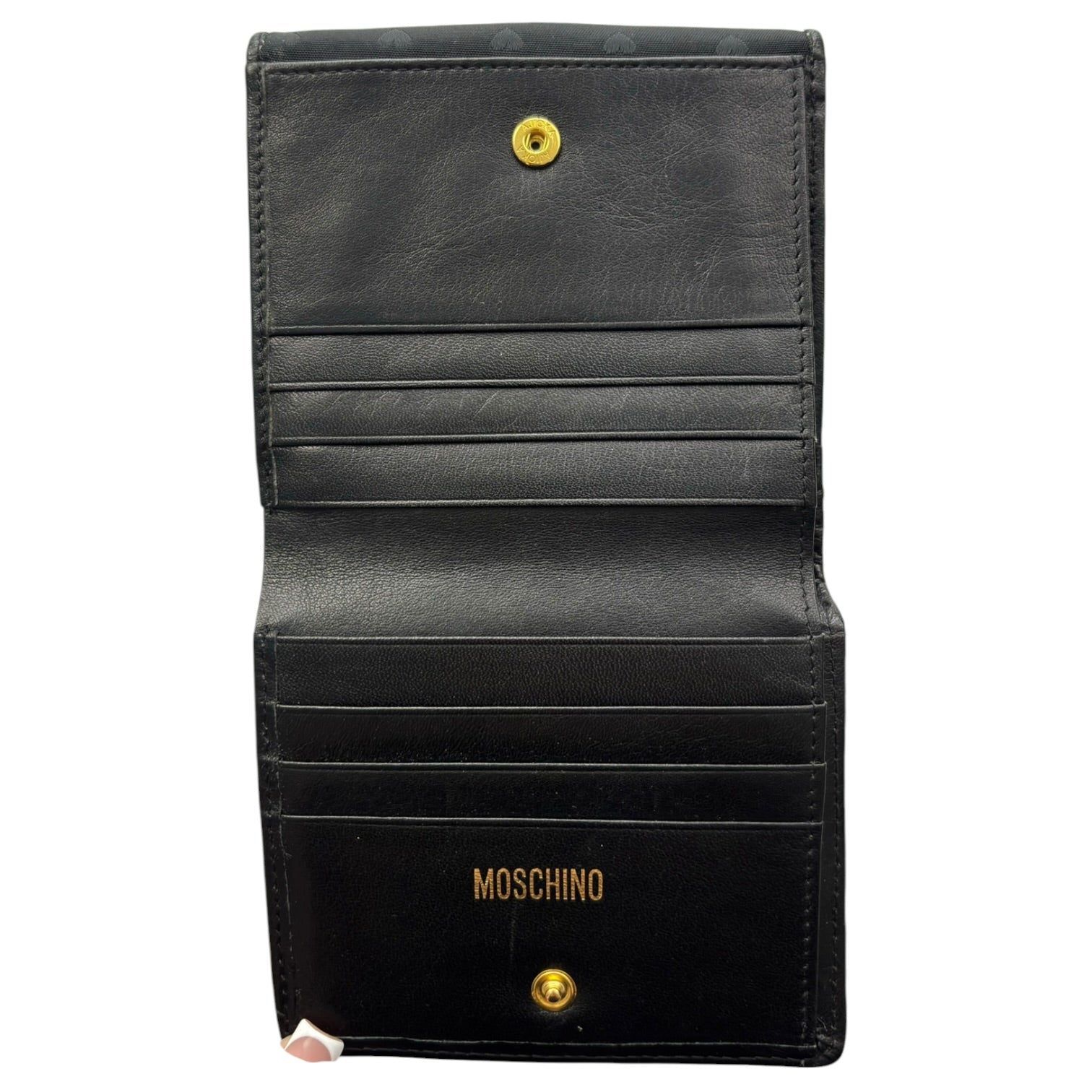 (W) Moschino Heart Patterned Wallet