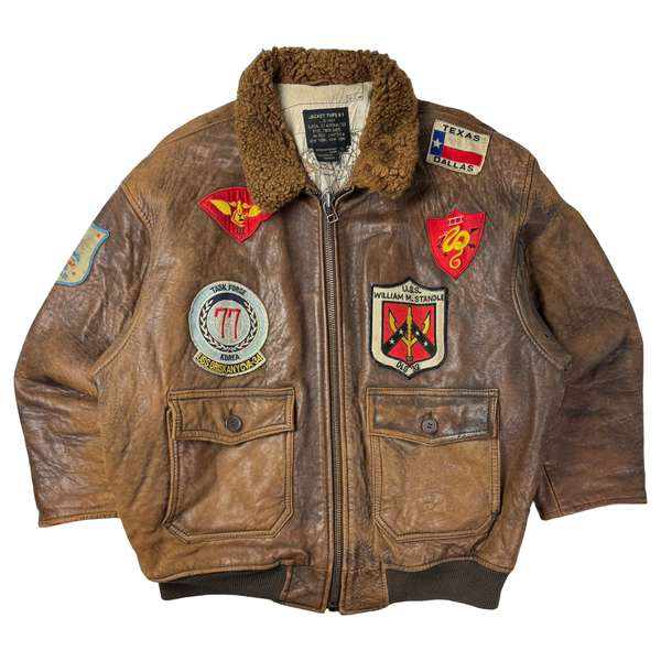 Vintage Avirex Type G-1 Flight Leather Jacket