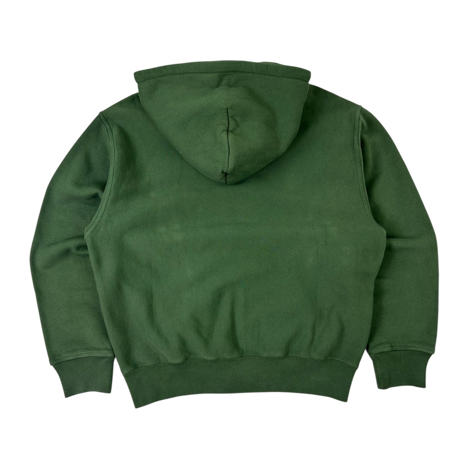 Stussy Wear Pig Dyed Zip Up Hoodie Green