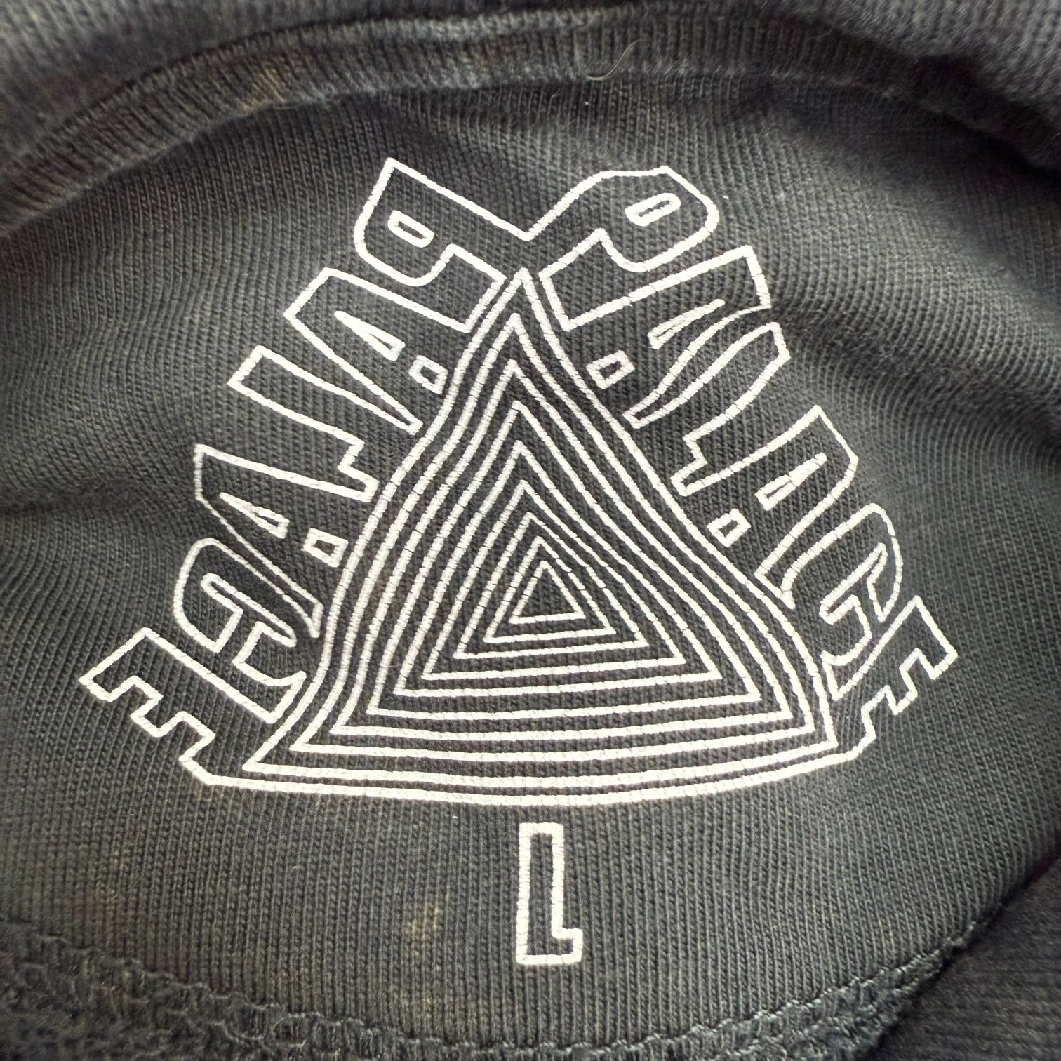 Palace Pircle Hoodie Black Acid Wash