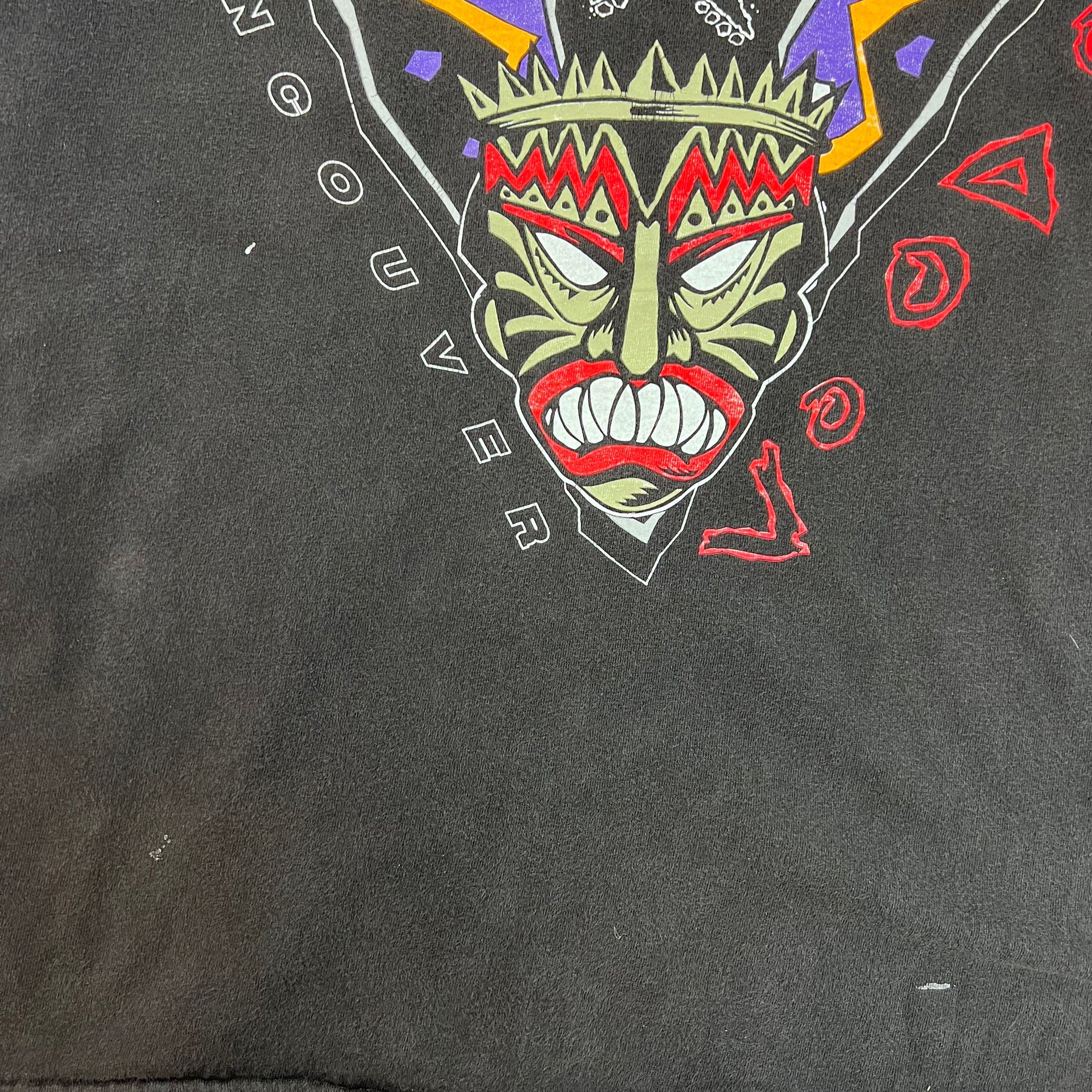 Vintage Vancouver Voodoo Tee Black