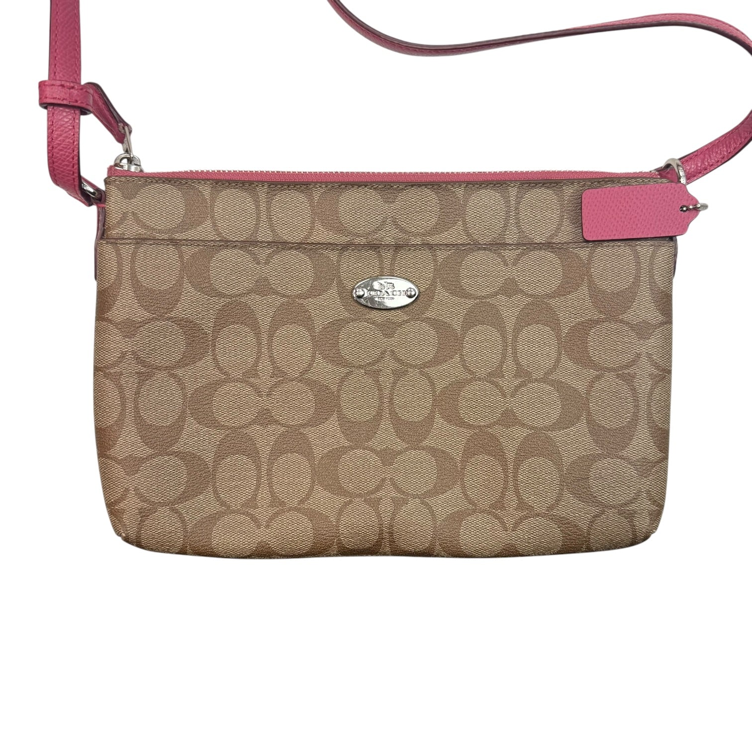 (W) Vintage Coach East/West Pop Crossbody Bag