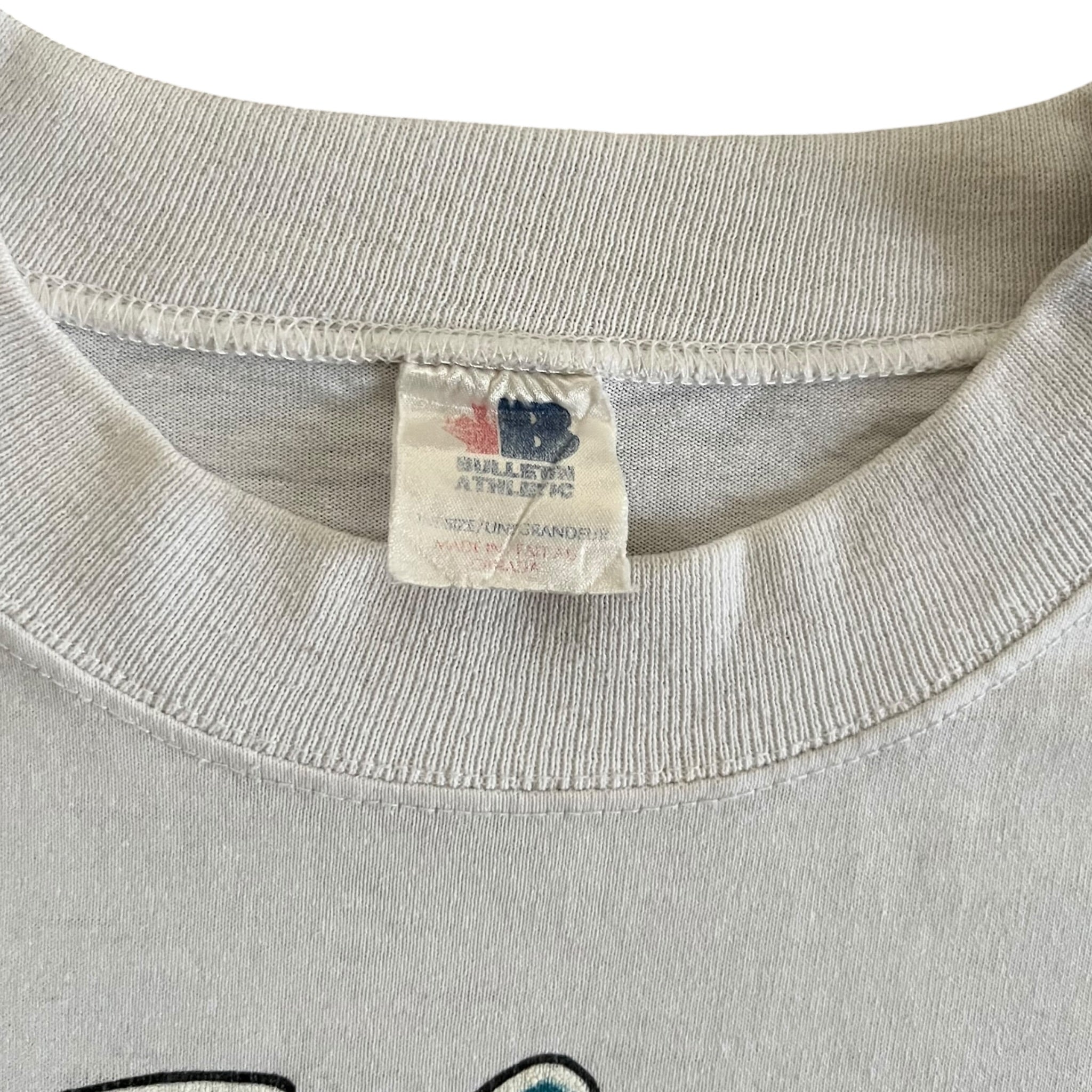 1991 San Jose Sharks Bulletin Athletic AOP T-Shirt