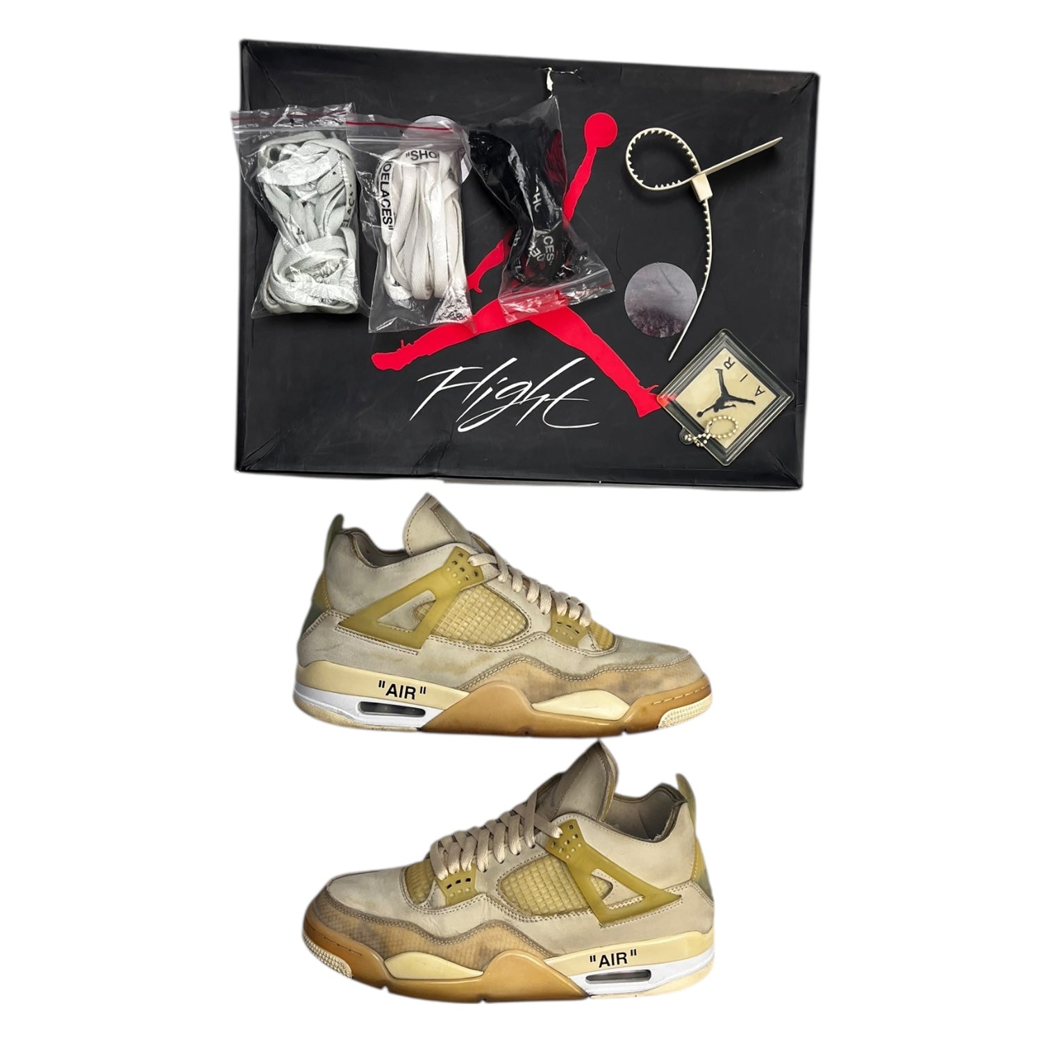 Jordan 4 Off-White Sail (W) (Used)