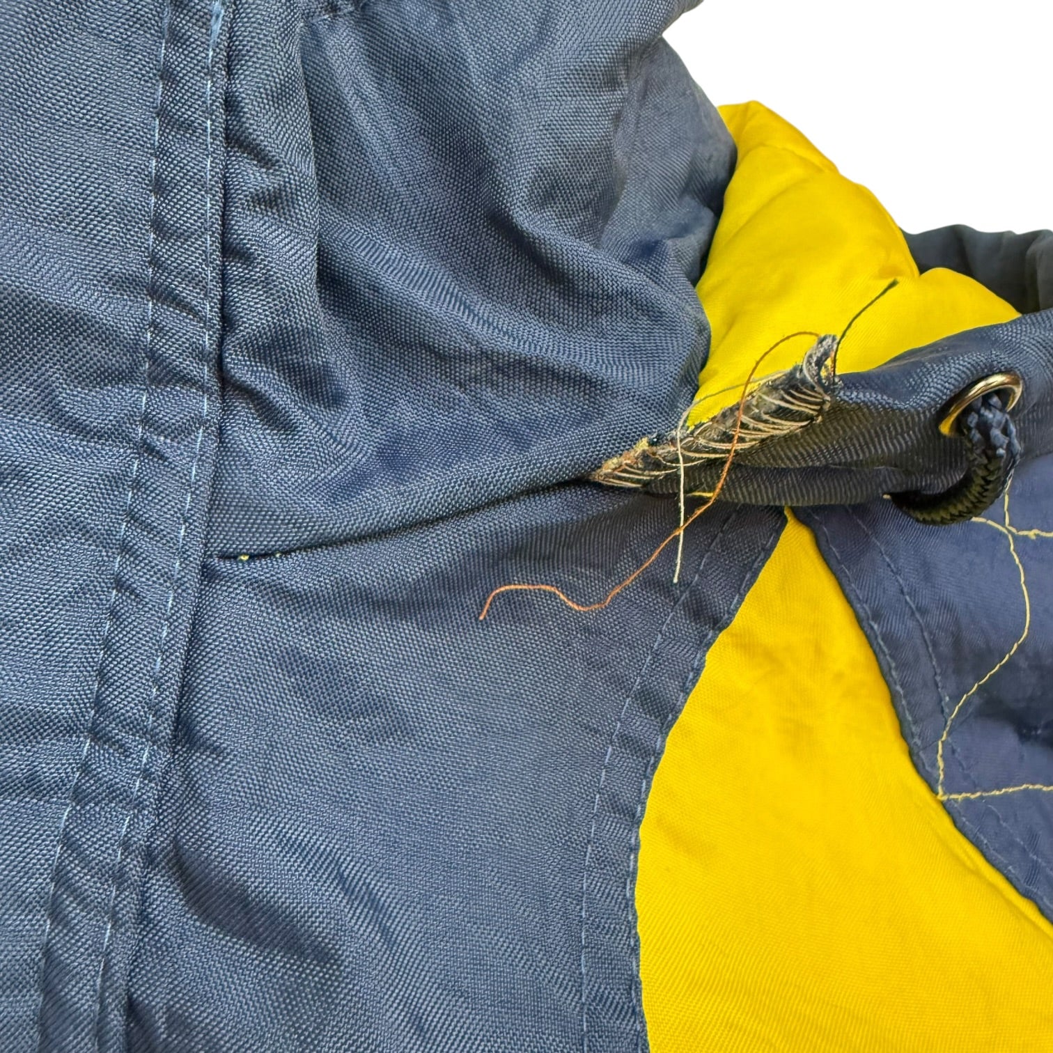 Vintage Starter Michigan Wolverines Button Up Jacket Yellow/Blue