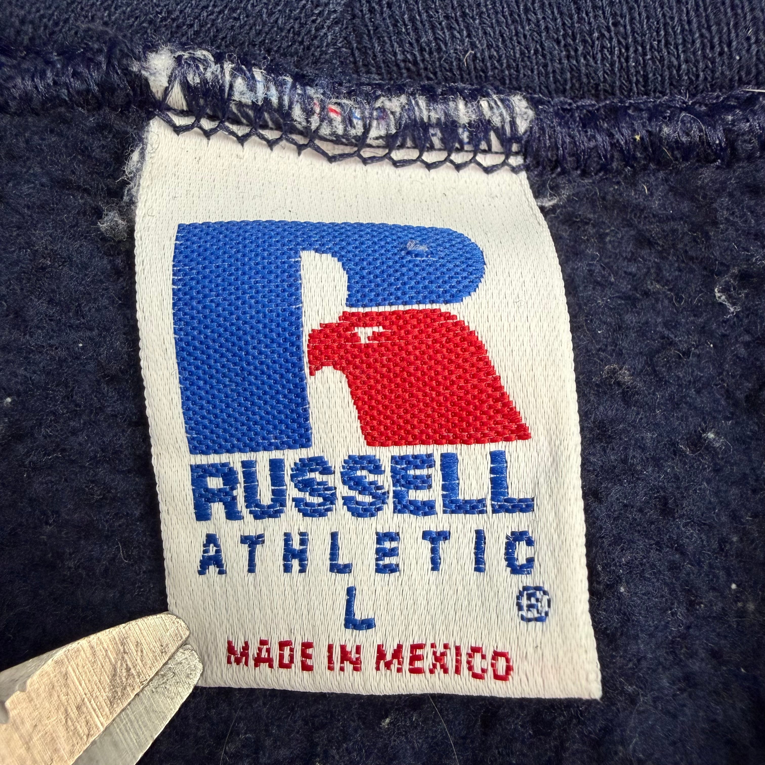 Vintage Russell Athletic Hoodie Navy