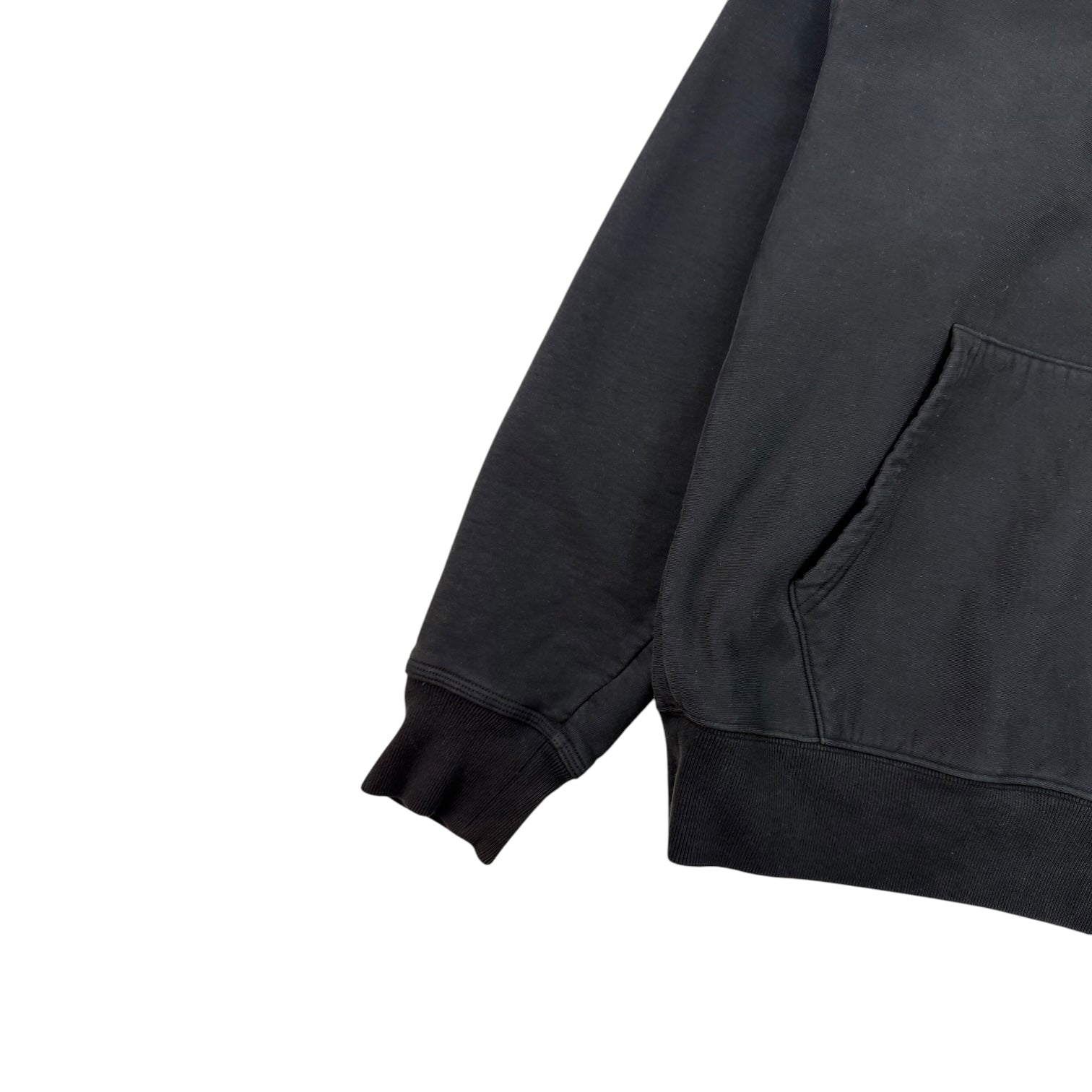 Stüssy Embroidered Stock Logo Hoodie Black