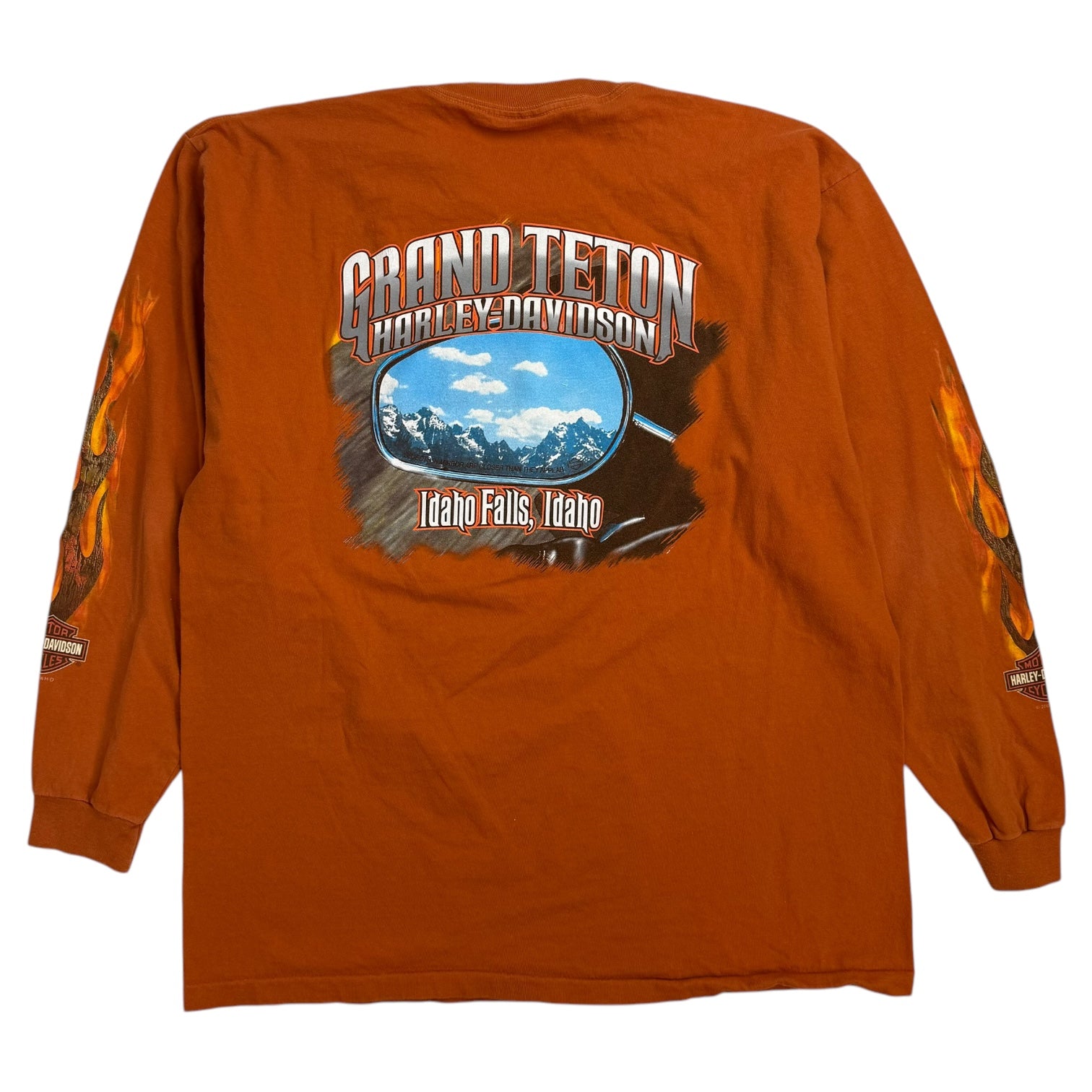 2008 Harley Davidson Of Idaho L/S Tee Orange