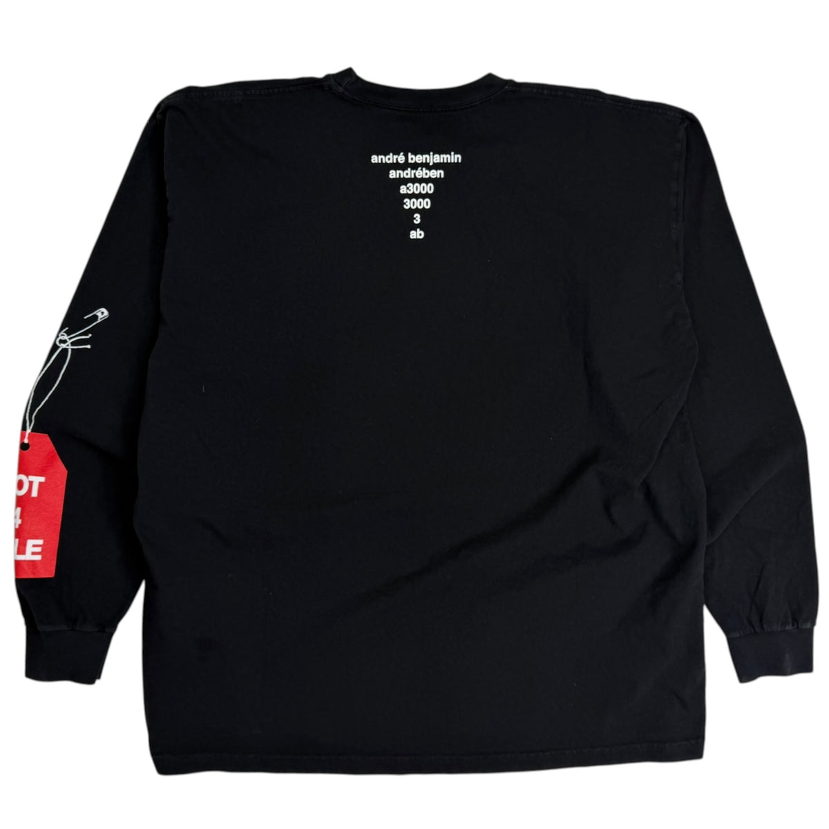 Andre 3000 “Have You Stopped Growing?” Not 4 Sale Longsleeve Black