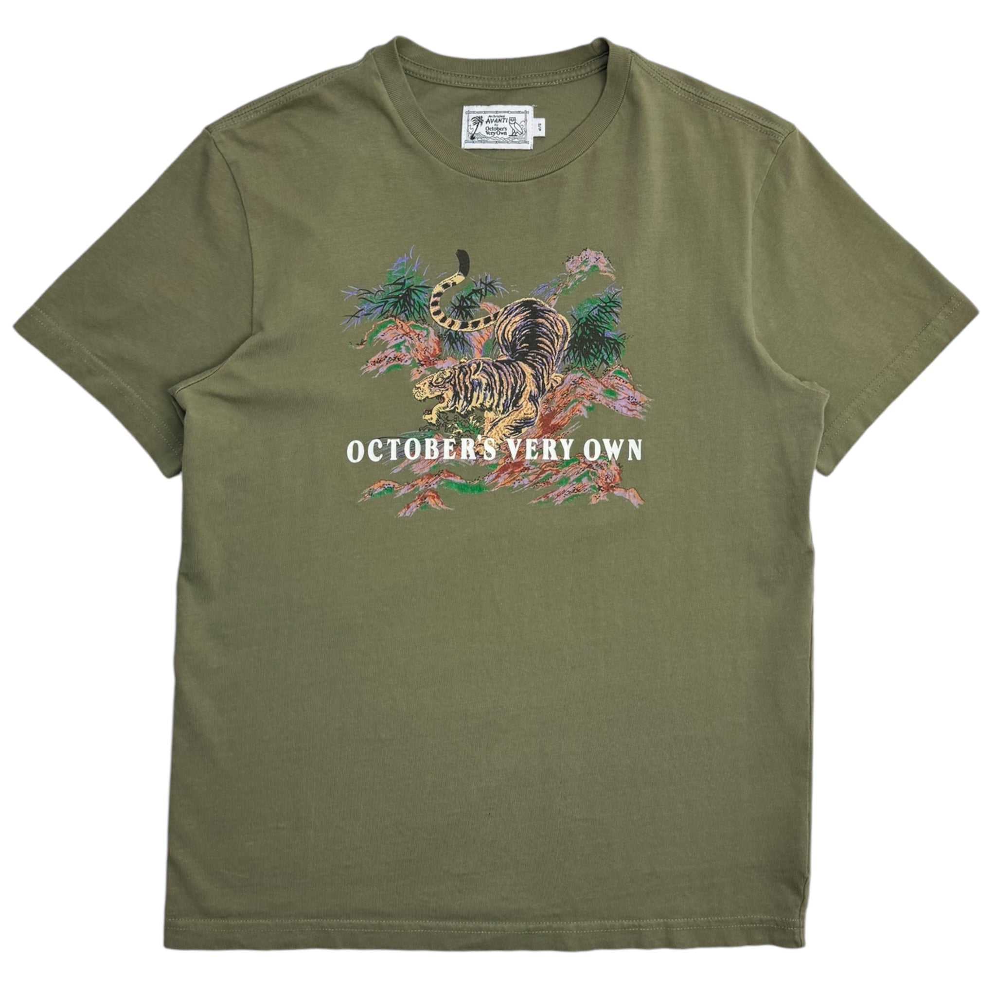 OVO X Avanti Tiger Tee Green