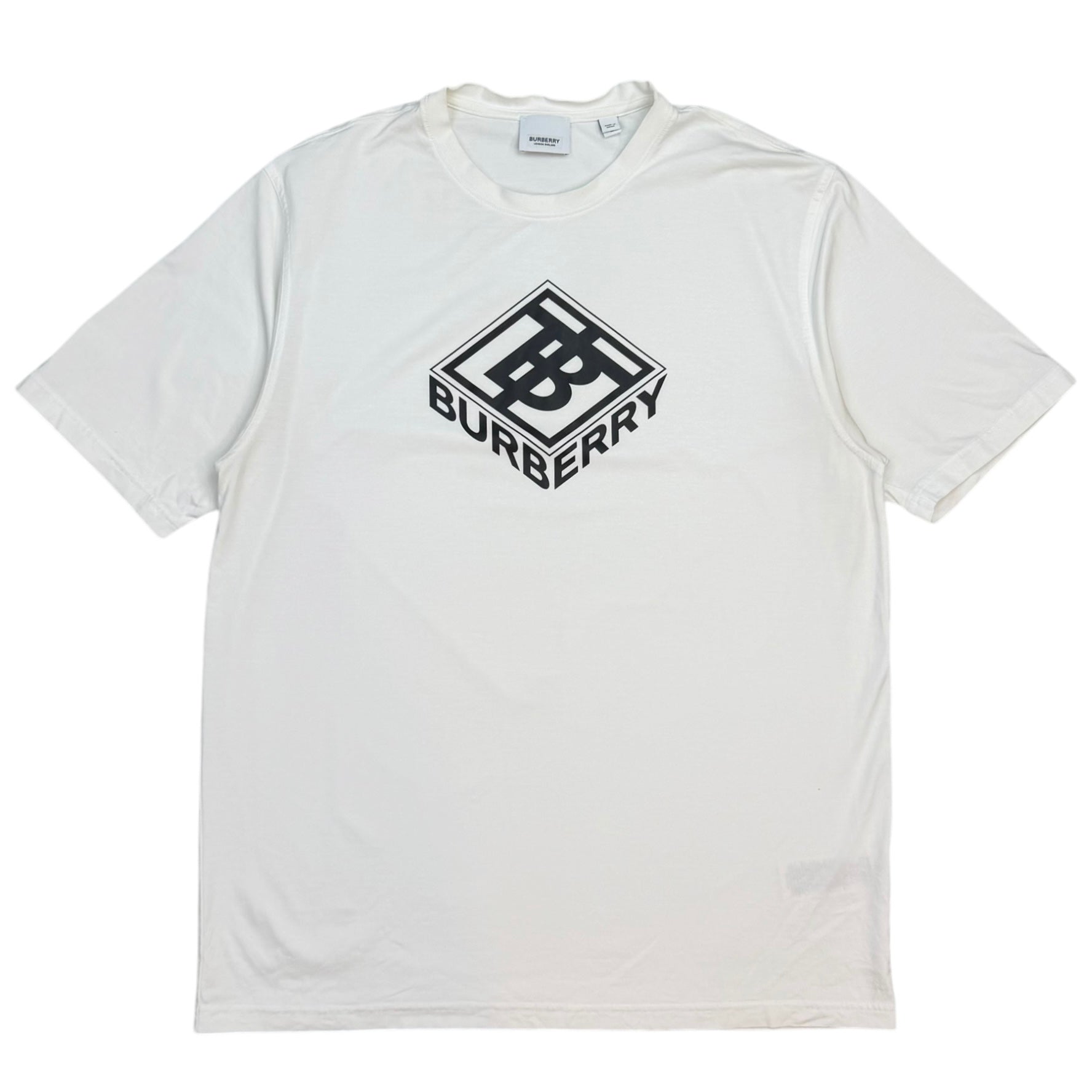 Burberry 3D Logo Tee White