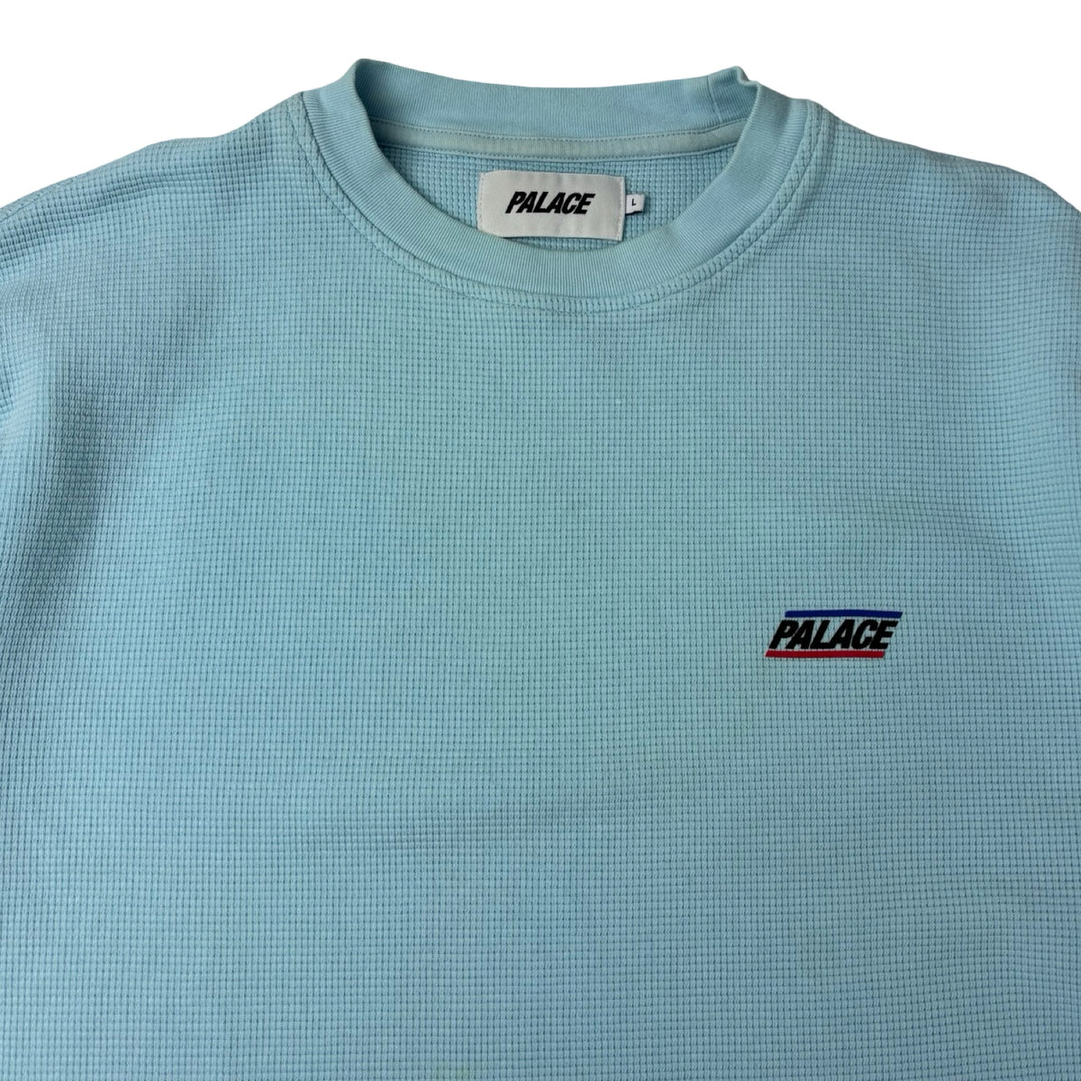 Palace Thermal L/S Shirt Baby Blue