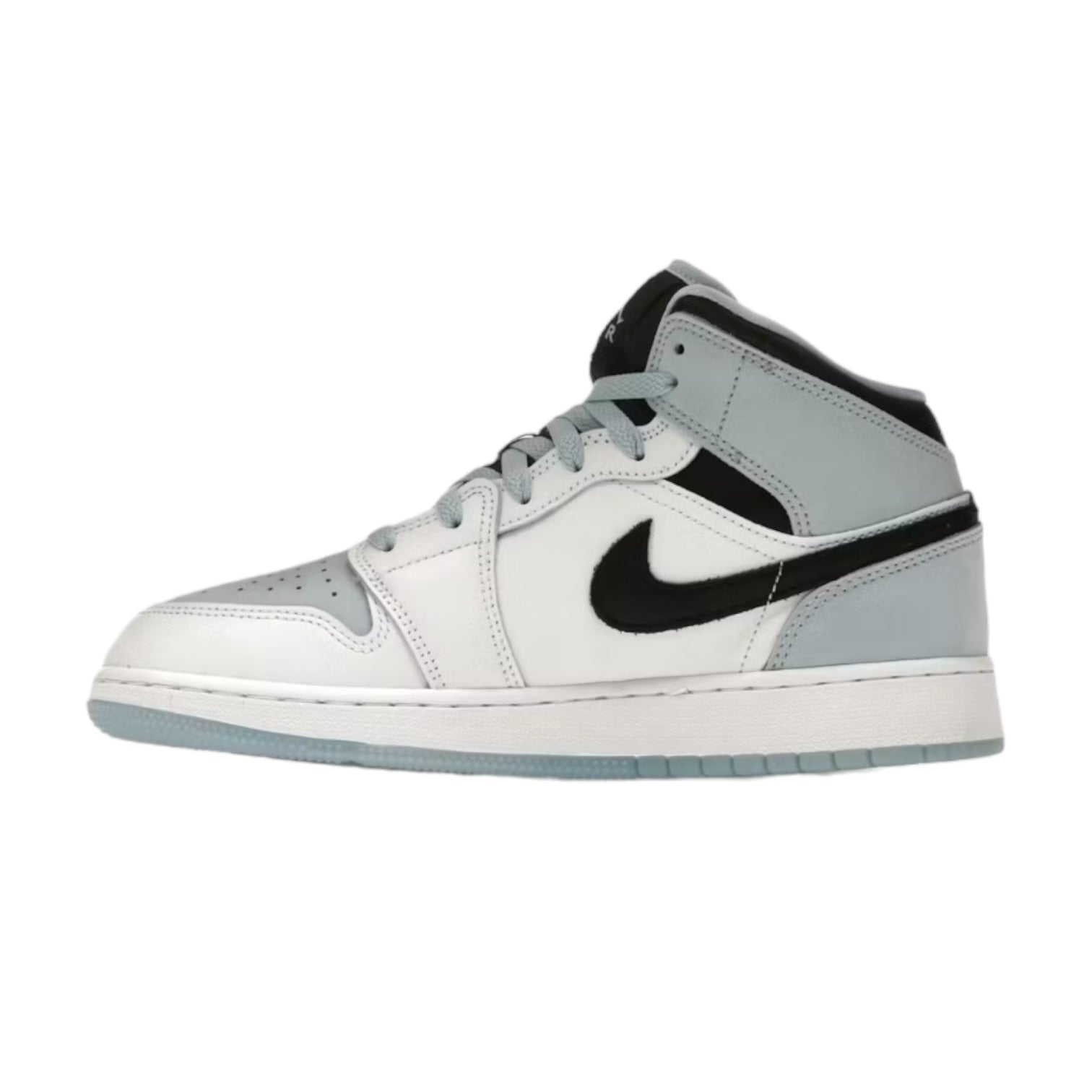 Air jordan 1 mid ice blue best sale