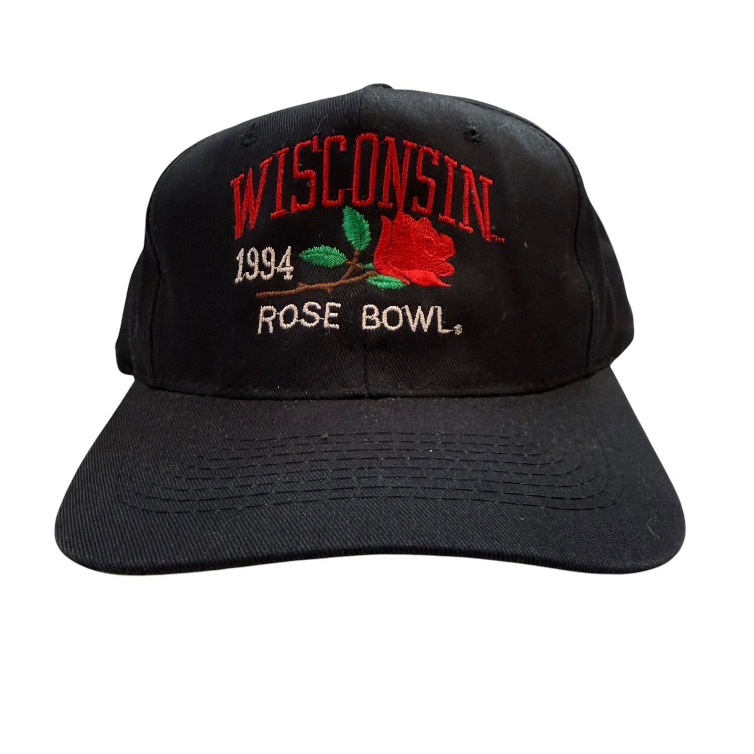 1994 Wisconsin Rose Bowl Hat Black