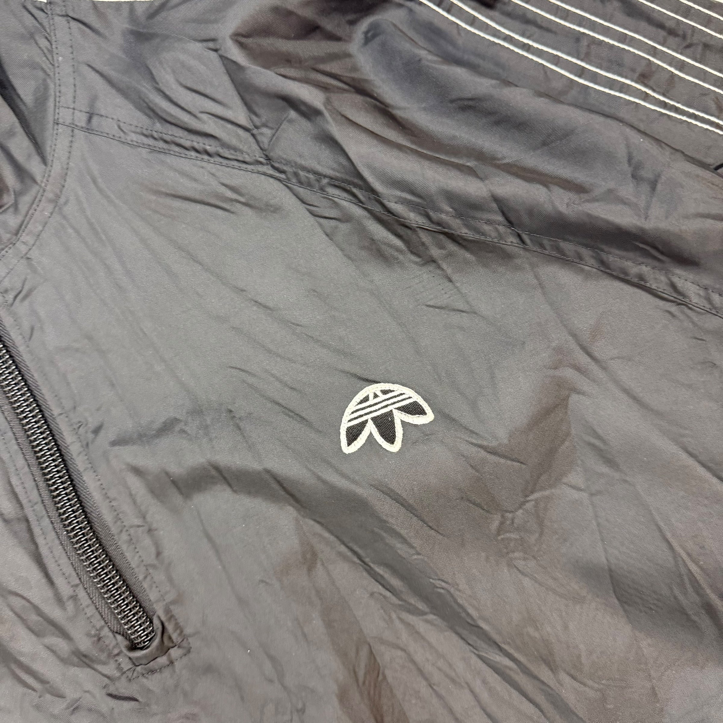 Adidas Originals By Alexander Wang Quarter Zip Windbreaker Black