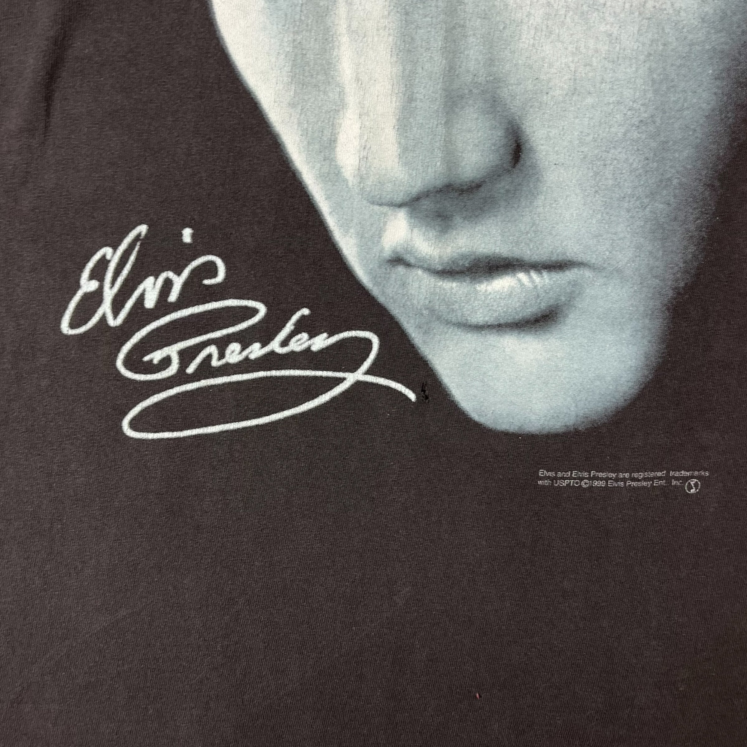 Vintage Elvis Presley Tee Black