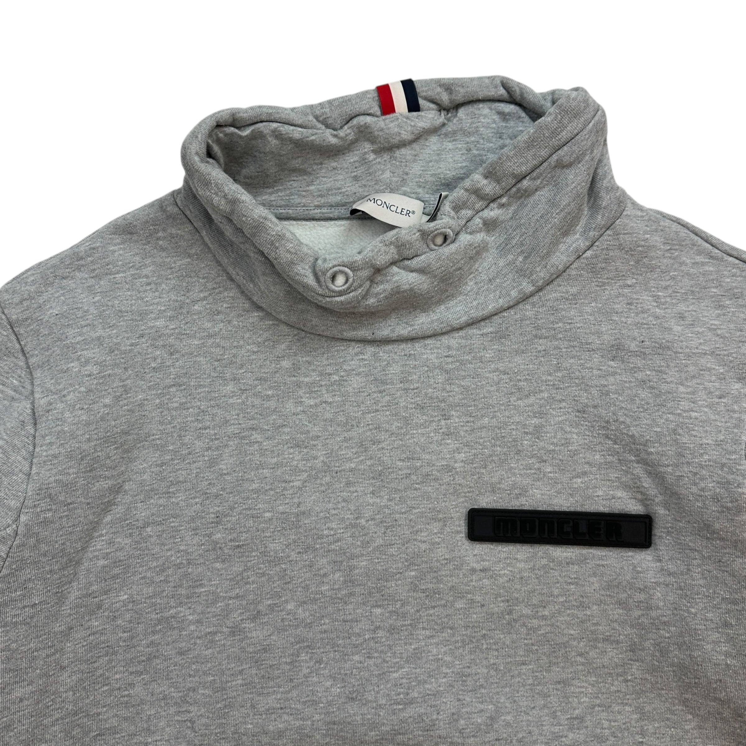 Moncler Maglia Collo Ciclista Turtle Neck Jumper Grey