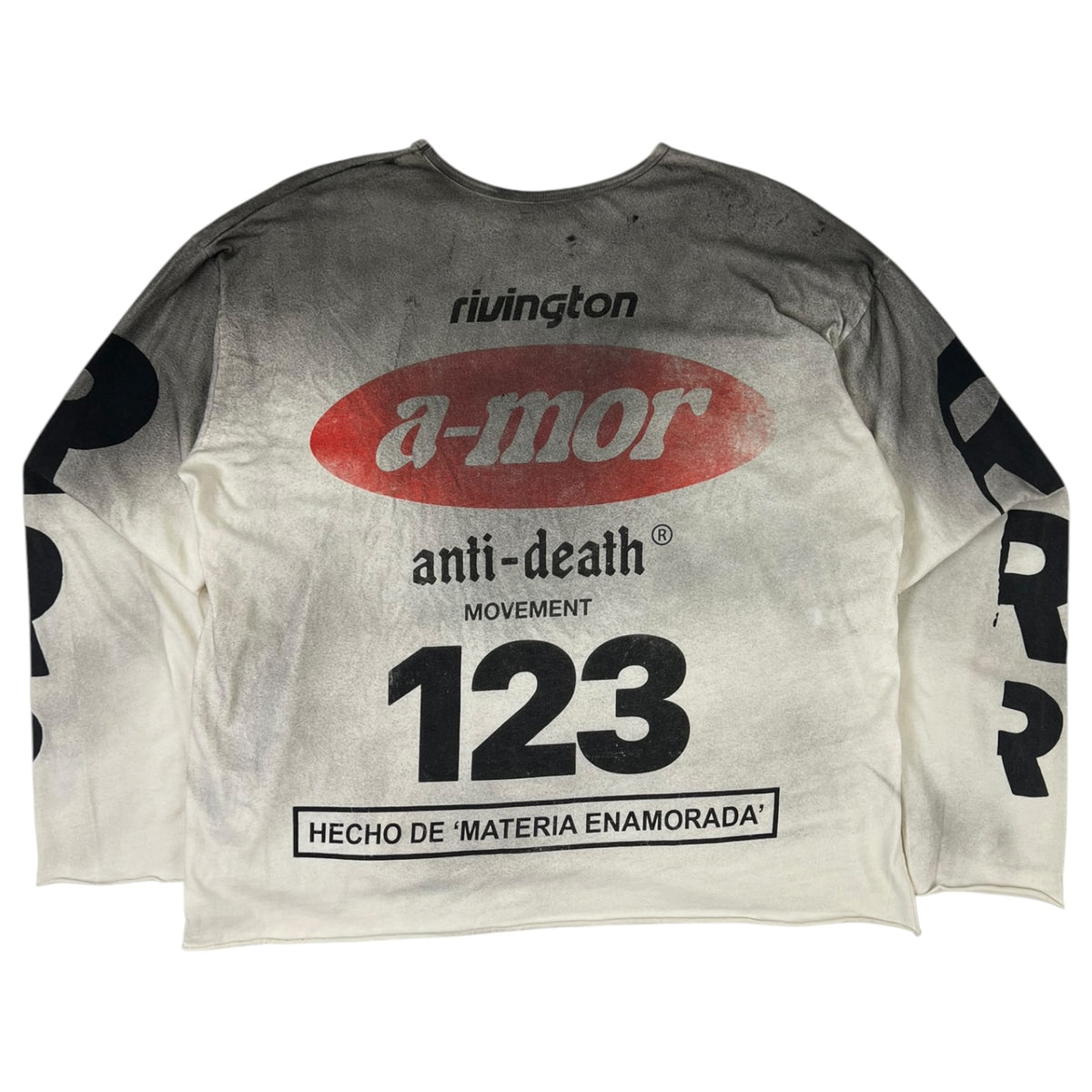 Rivington roi Rebis Amor Roi Enemy Long Sleeve T-Shirt Max White