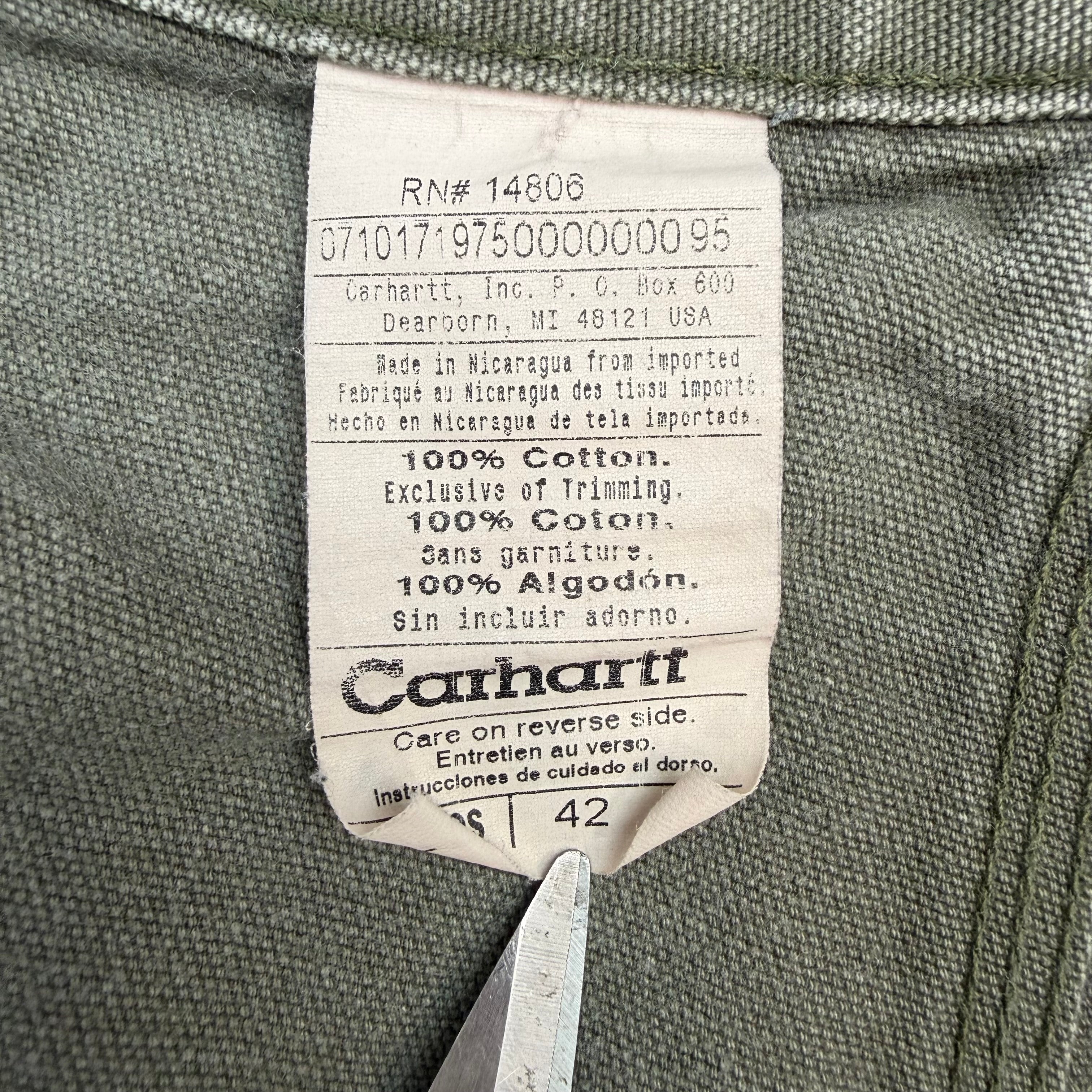 Vintage Carhartt Carpenter Shorts Green