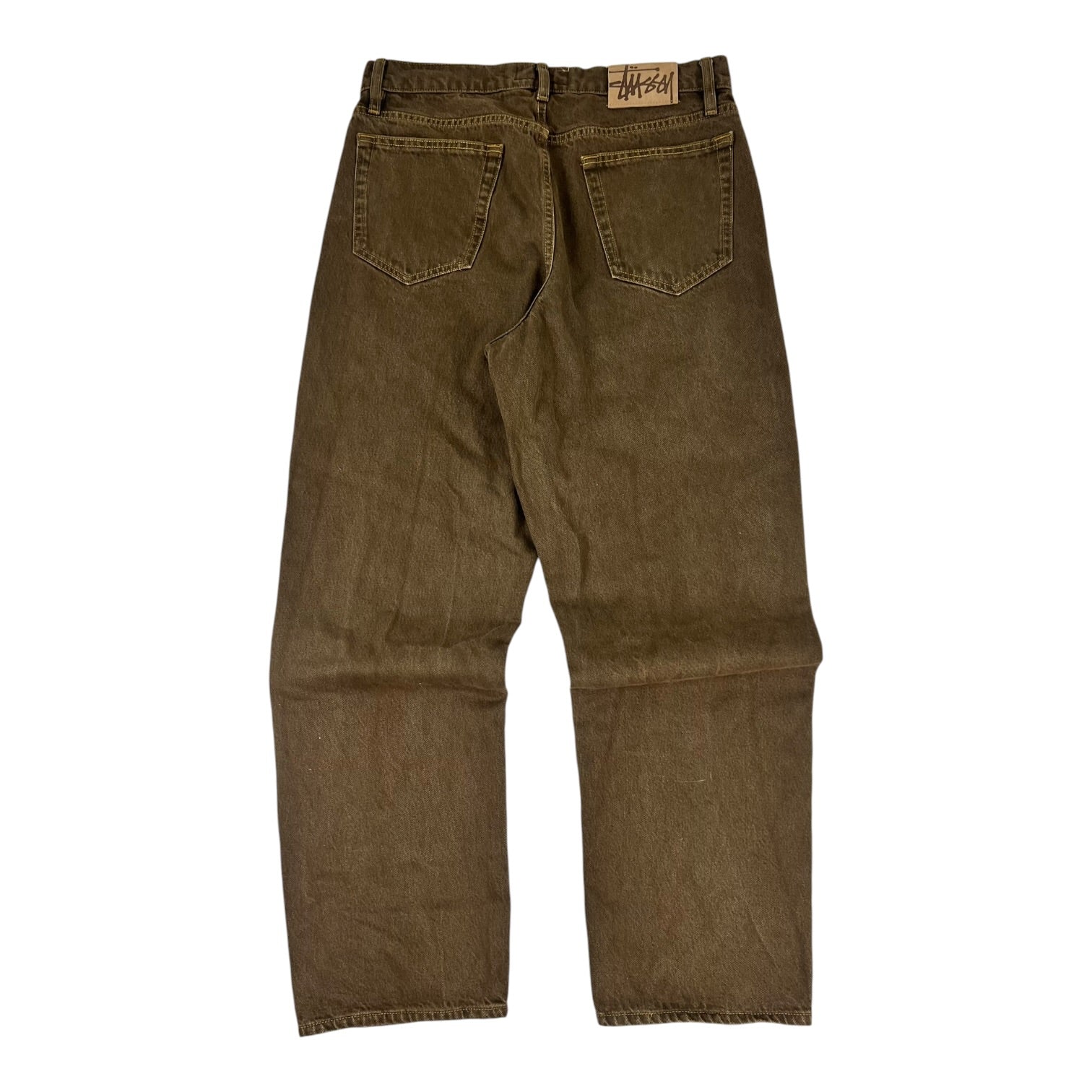 Stussy Big Ol’ Denim Jeans Washed Brown
