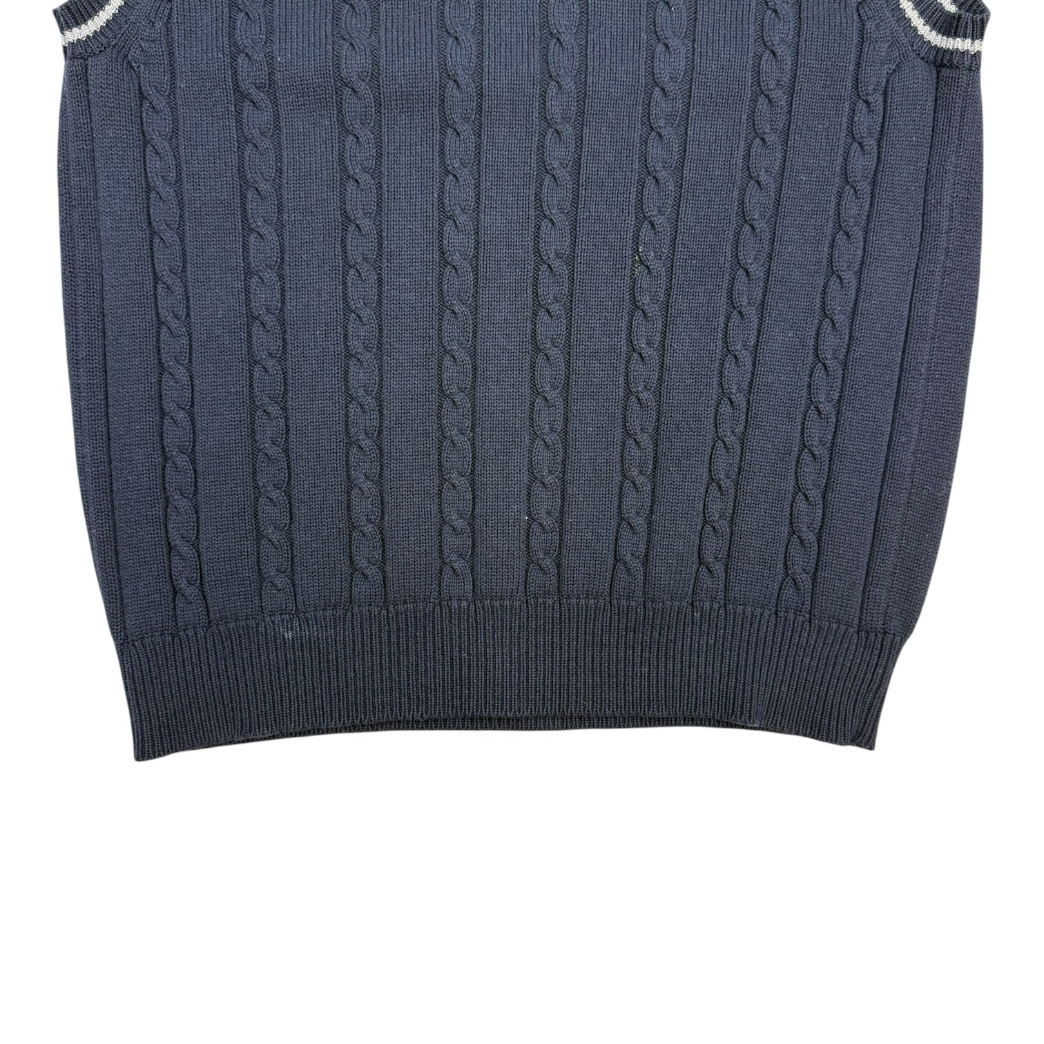 Vintage Polo Sweater Vest Navy