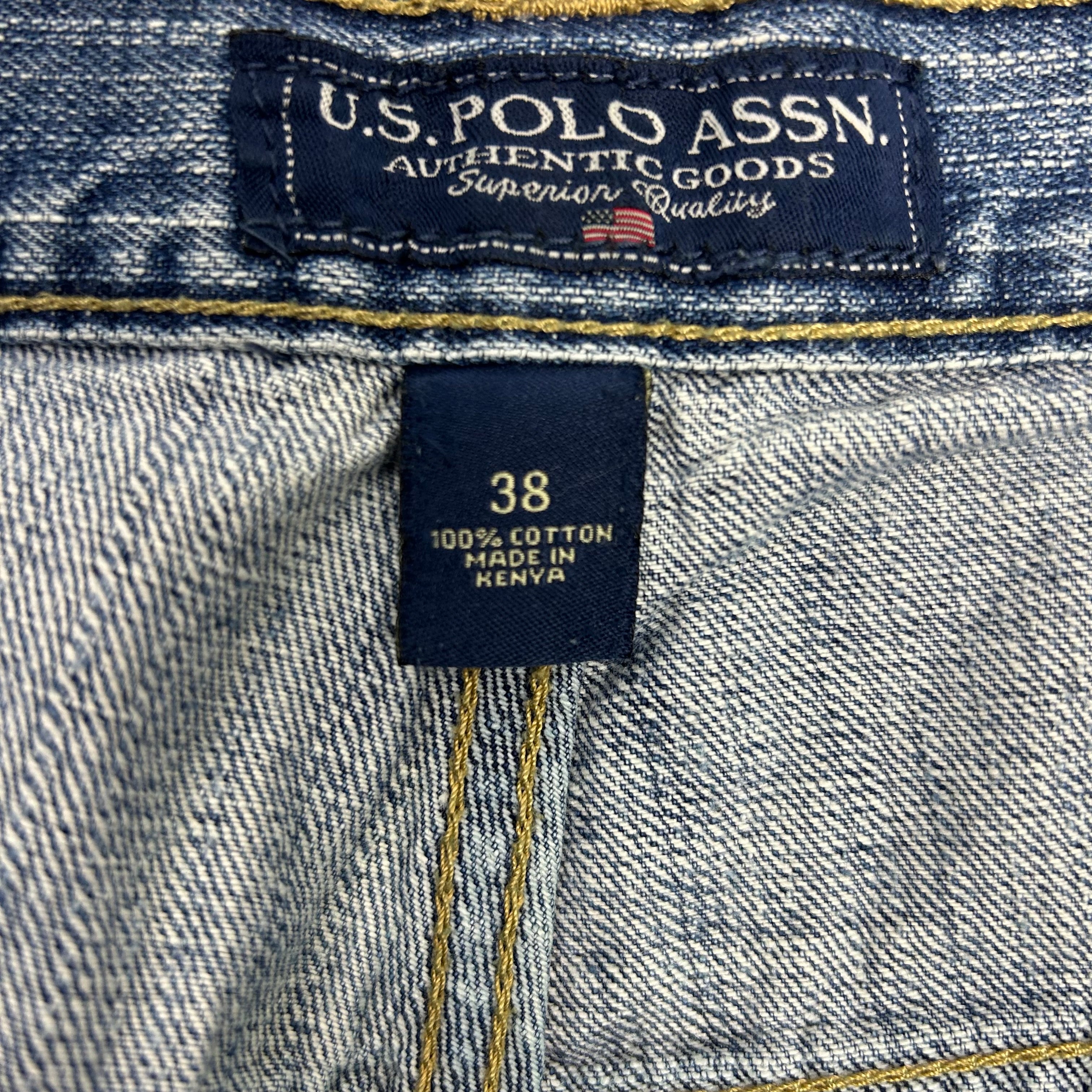 Y2K U.S. Polo Assn. Denim Carpenter Shorts