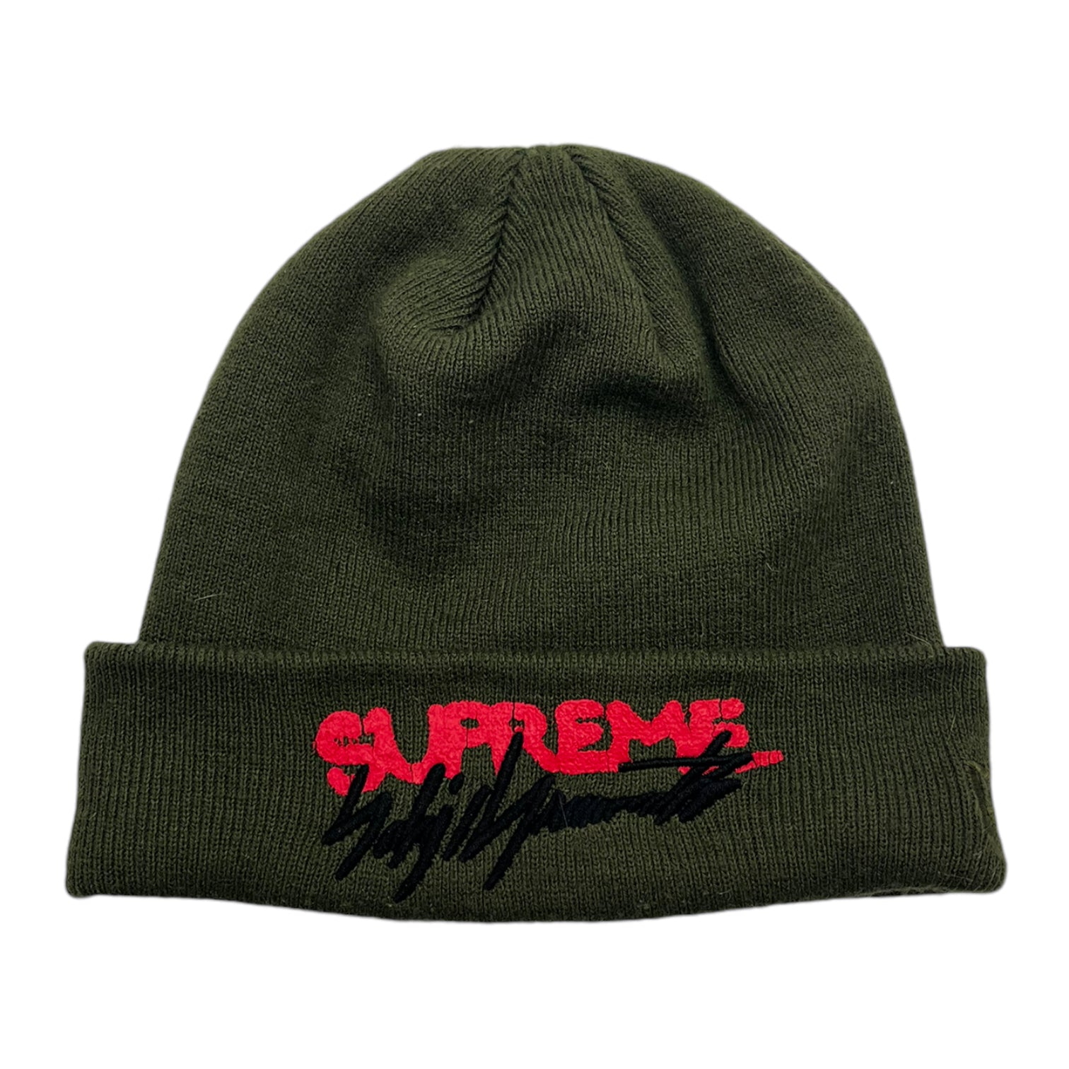 Supreme Yohji Yamamoto New Era Beanie Olive