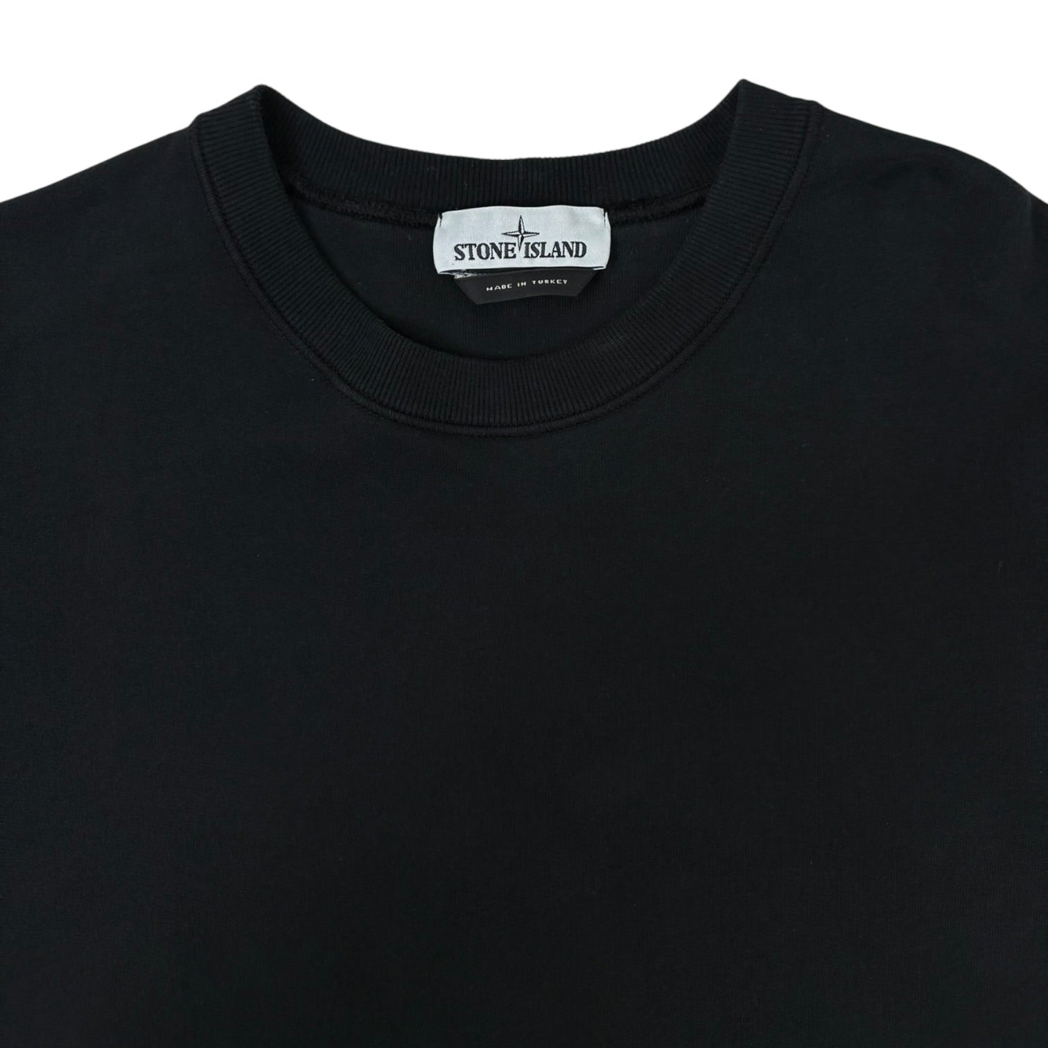 Stone Island Patch Crewneck Black