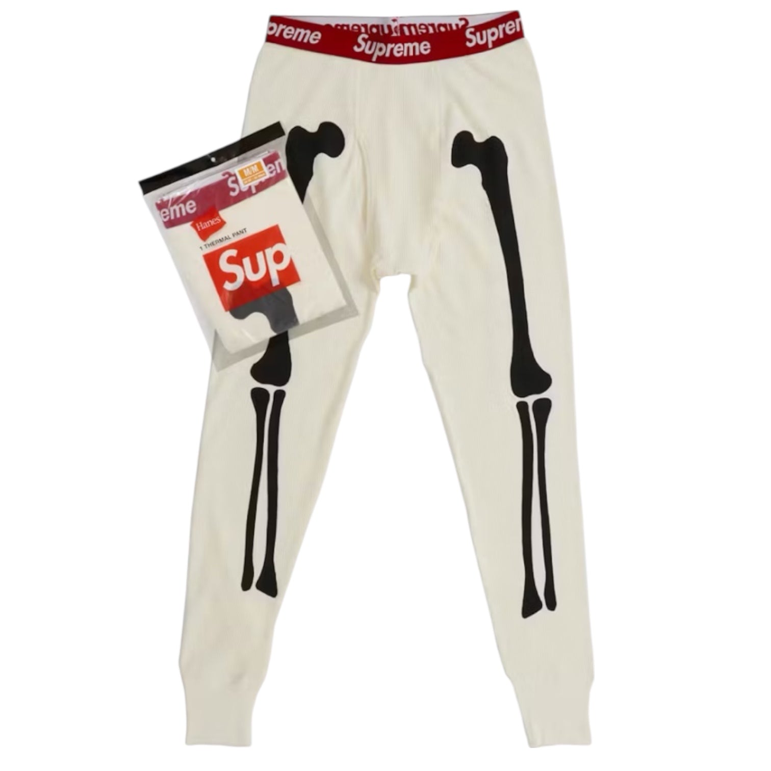 Supreme Hanes Bones Thermal Pant White (1 Pack)