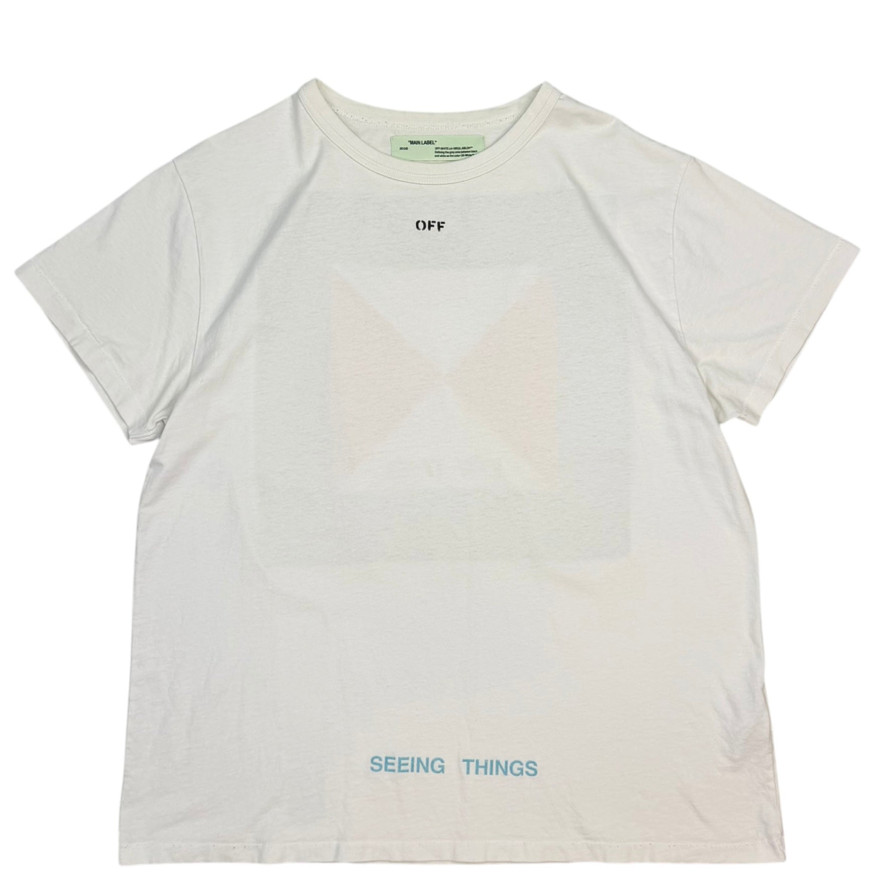 Off-White Seeing Things Nautical Flag Tee White
