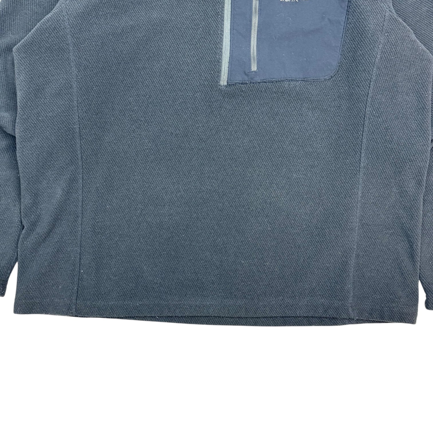 Vintage Mountain Hard Wear Half Zip Sweater Black