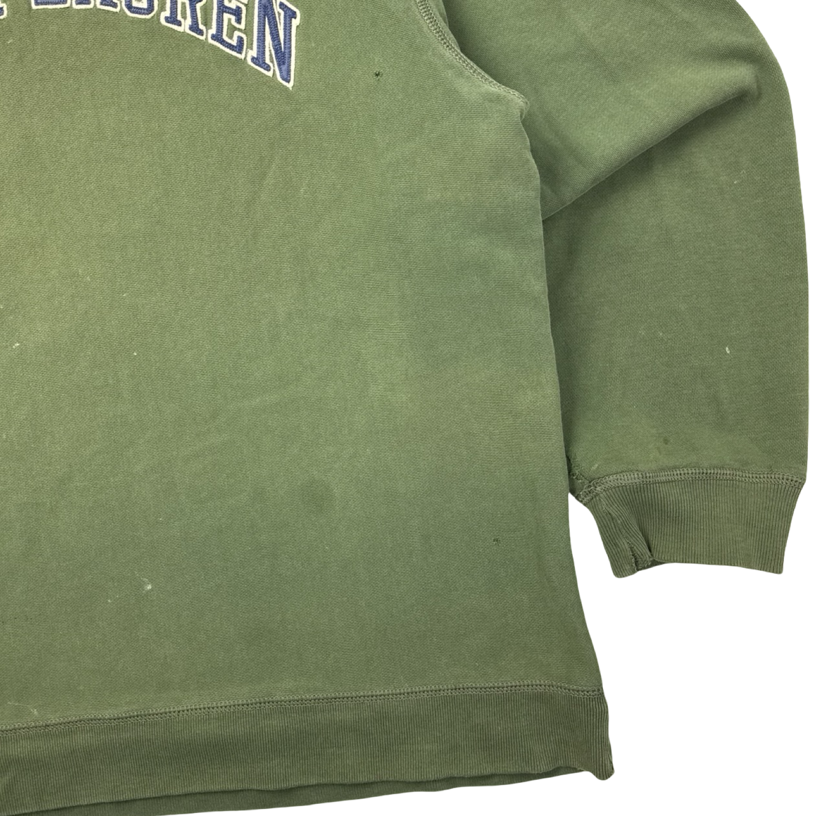 Vintage Polo Ralph Lauren Arch Spellout Crewneck Green