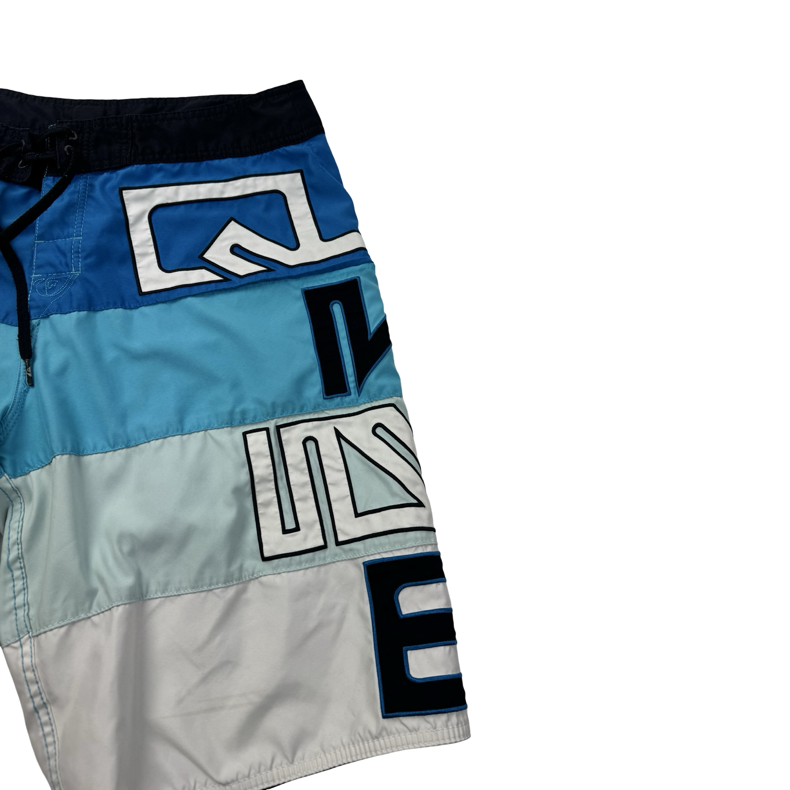 Y2K Quiksilver Surf Board Shorts Blue/White