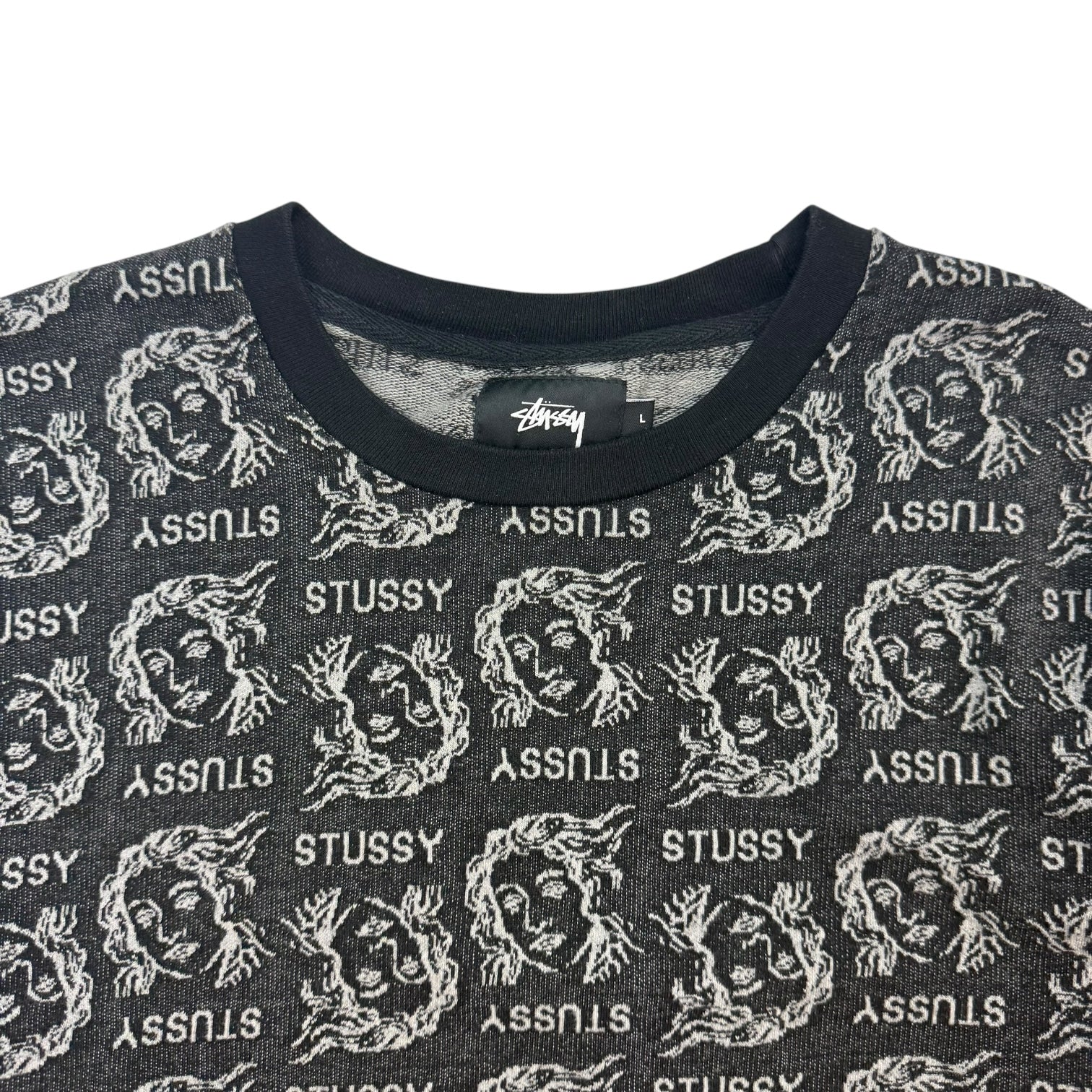 Stussy Venus Rosa Sweater Grey/Black