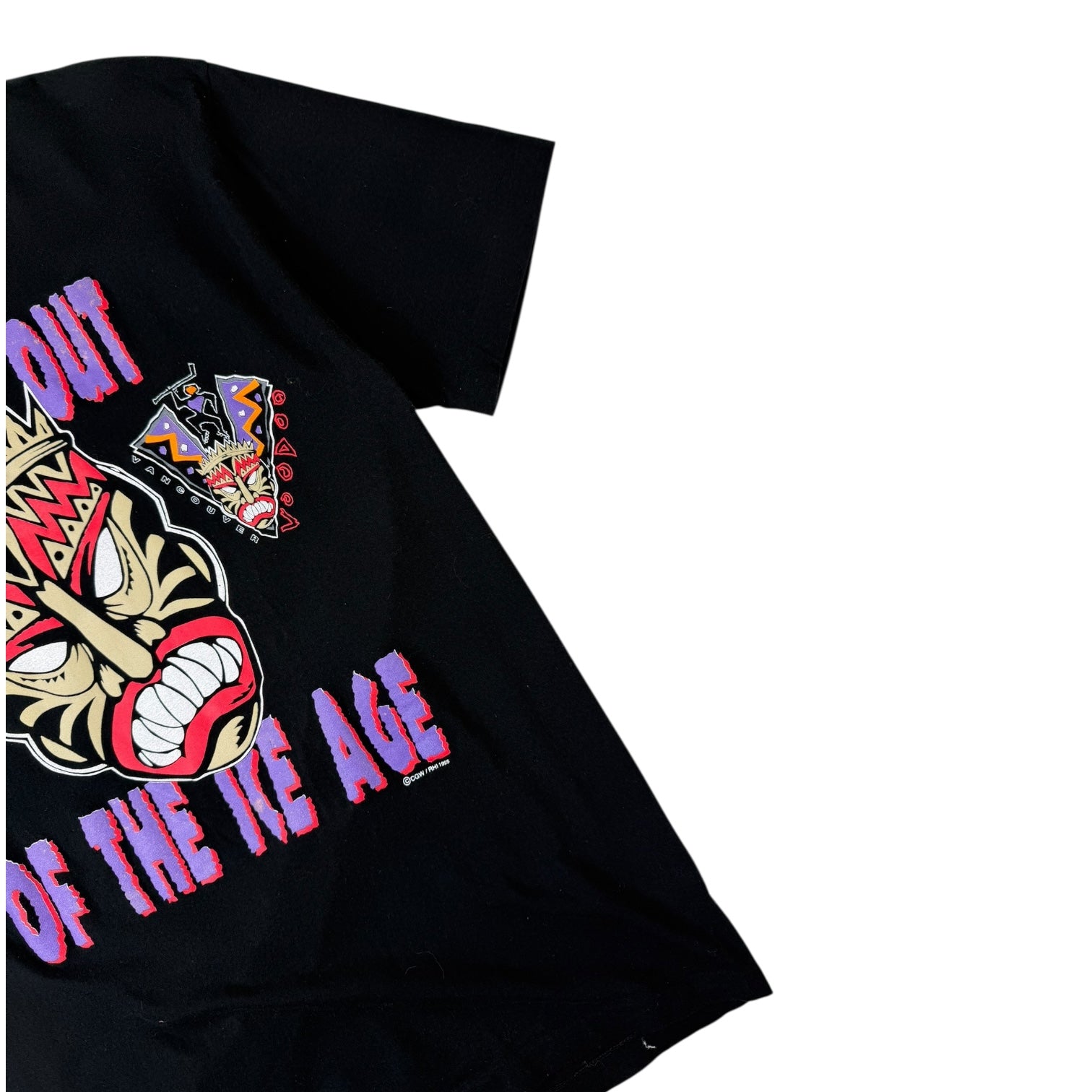 Vintage CGW Vancouver VooDoo Pro Roller Hockey Team Get Out of the Ice Age