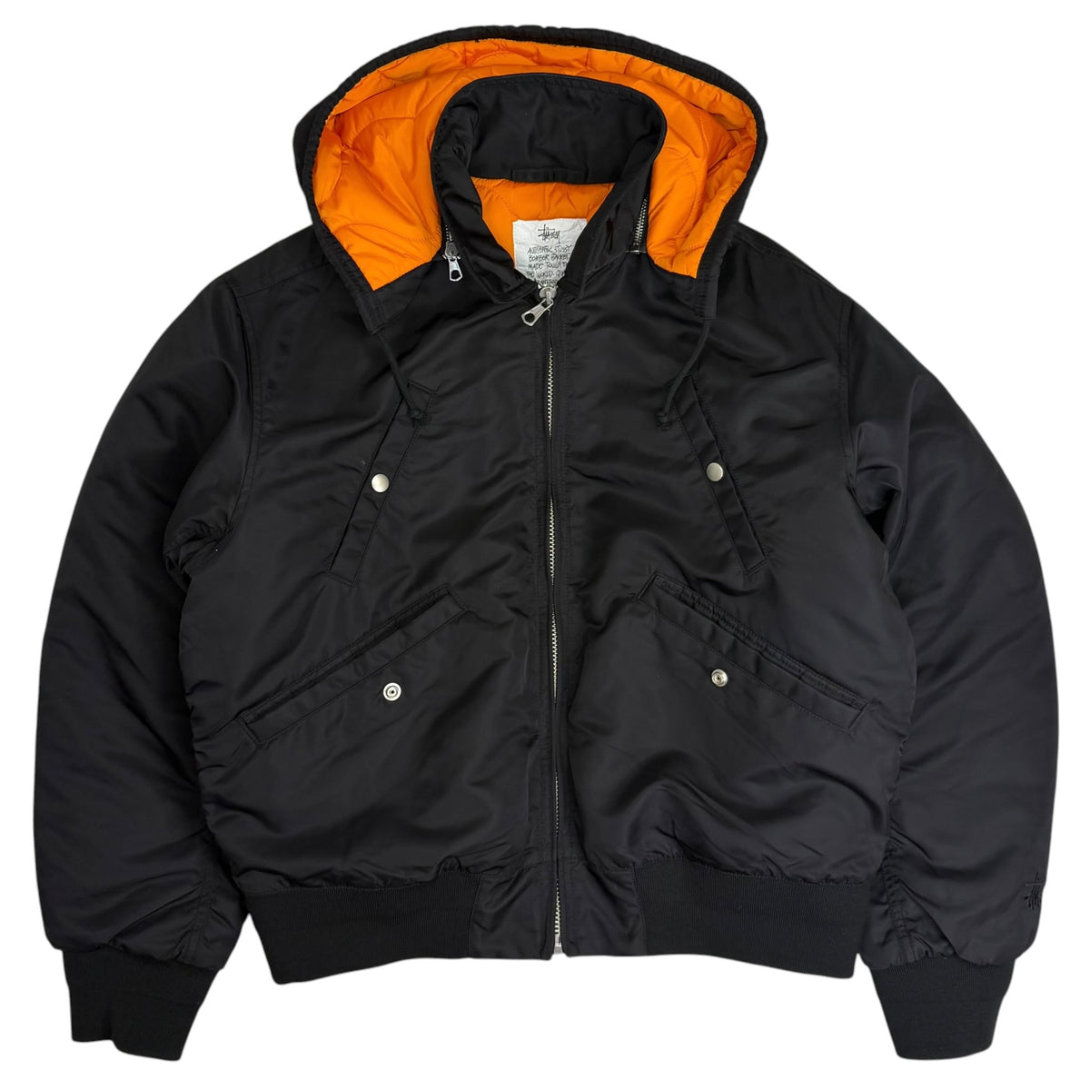 Stussy Flight Bomber Jacket Black