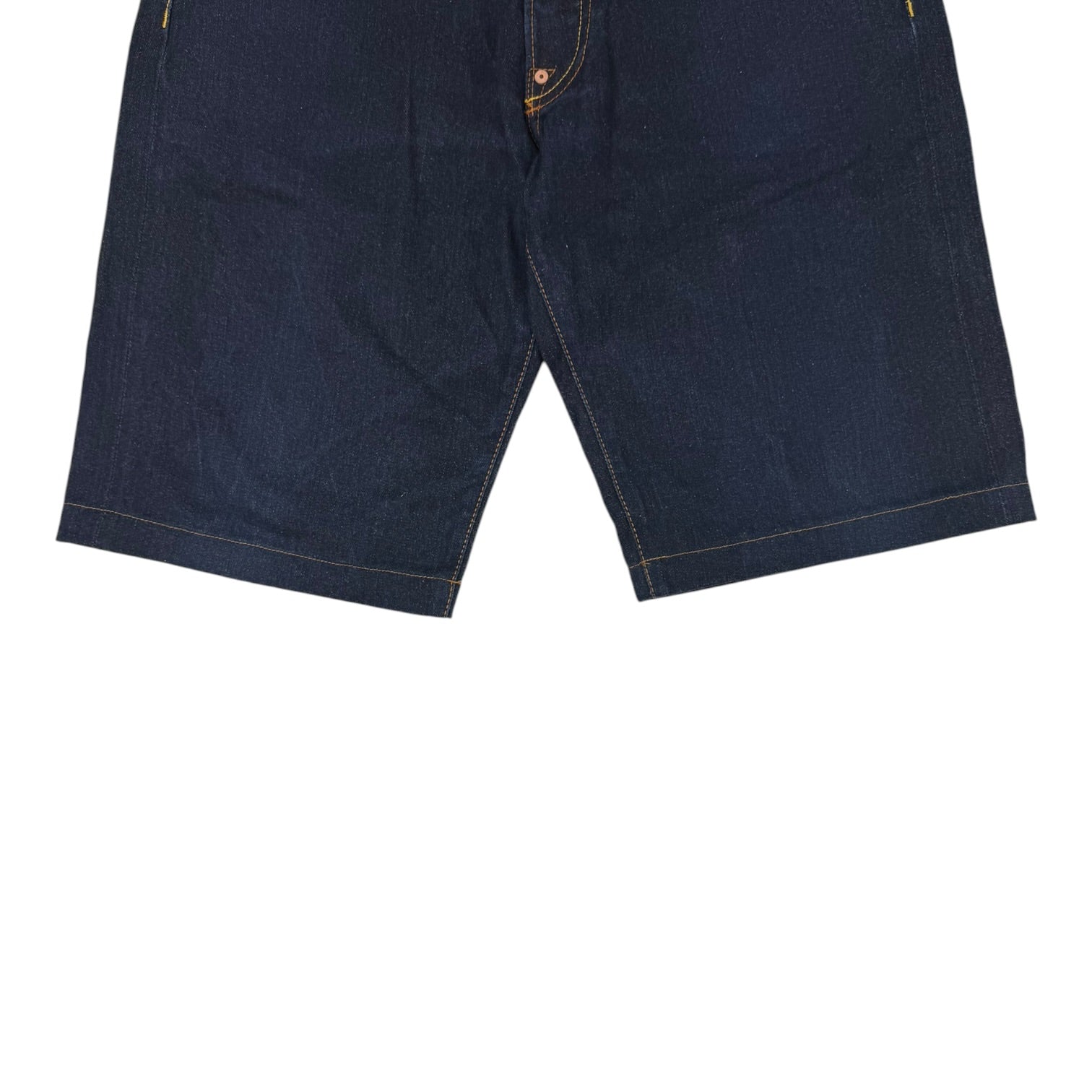 RMC Martin Ksohoh Embroidered Denim Shorts Indigo