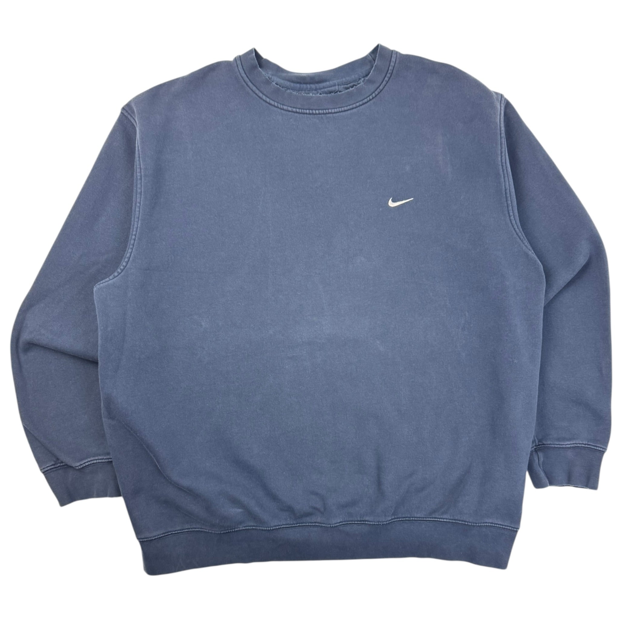 Vintage Nike Side Swoosh Crewneck Navy