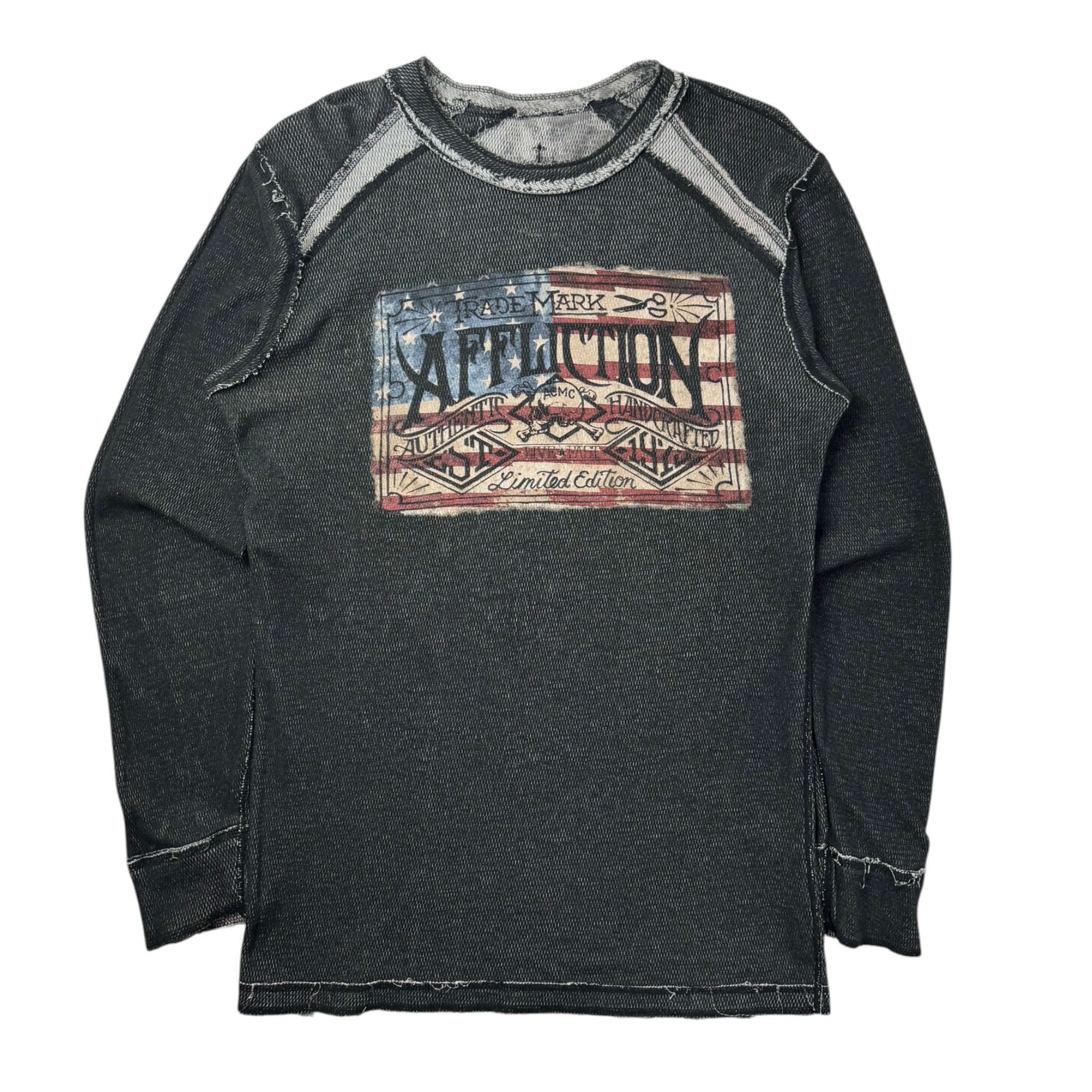 Y2K Affliction ‘Seek & Destroy’ Reversible Thermal Longsleeve